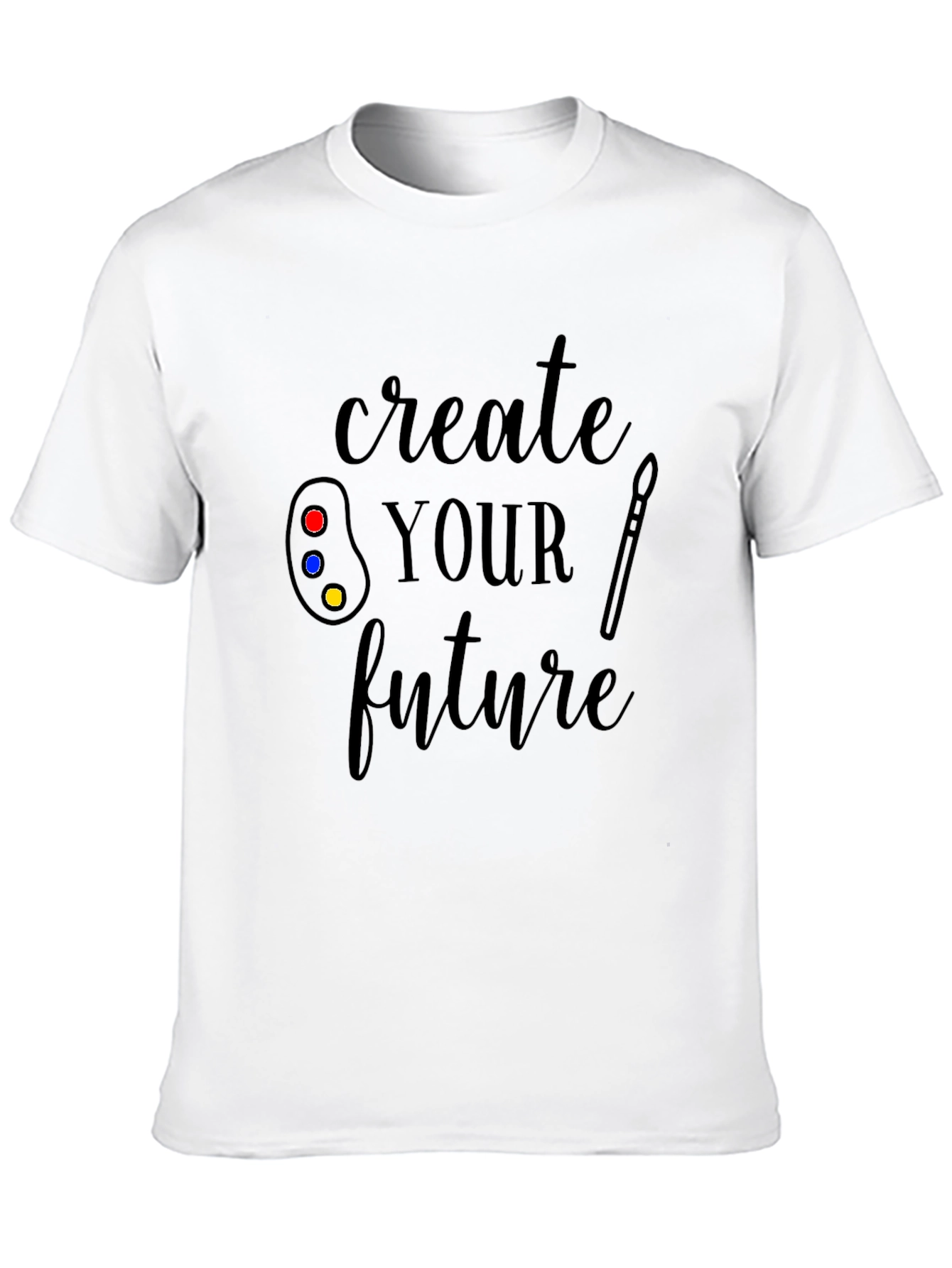 Create Your Future Black Graphic T-Shirt
