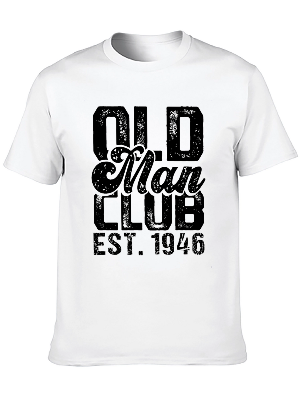Old Man Club EST. 1946 Black Graphic Tee