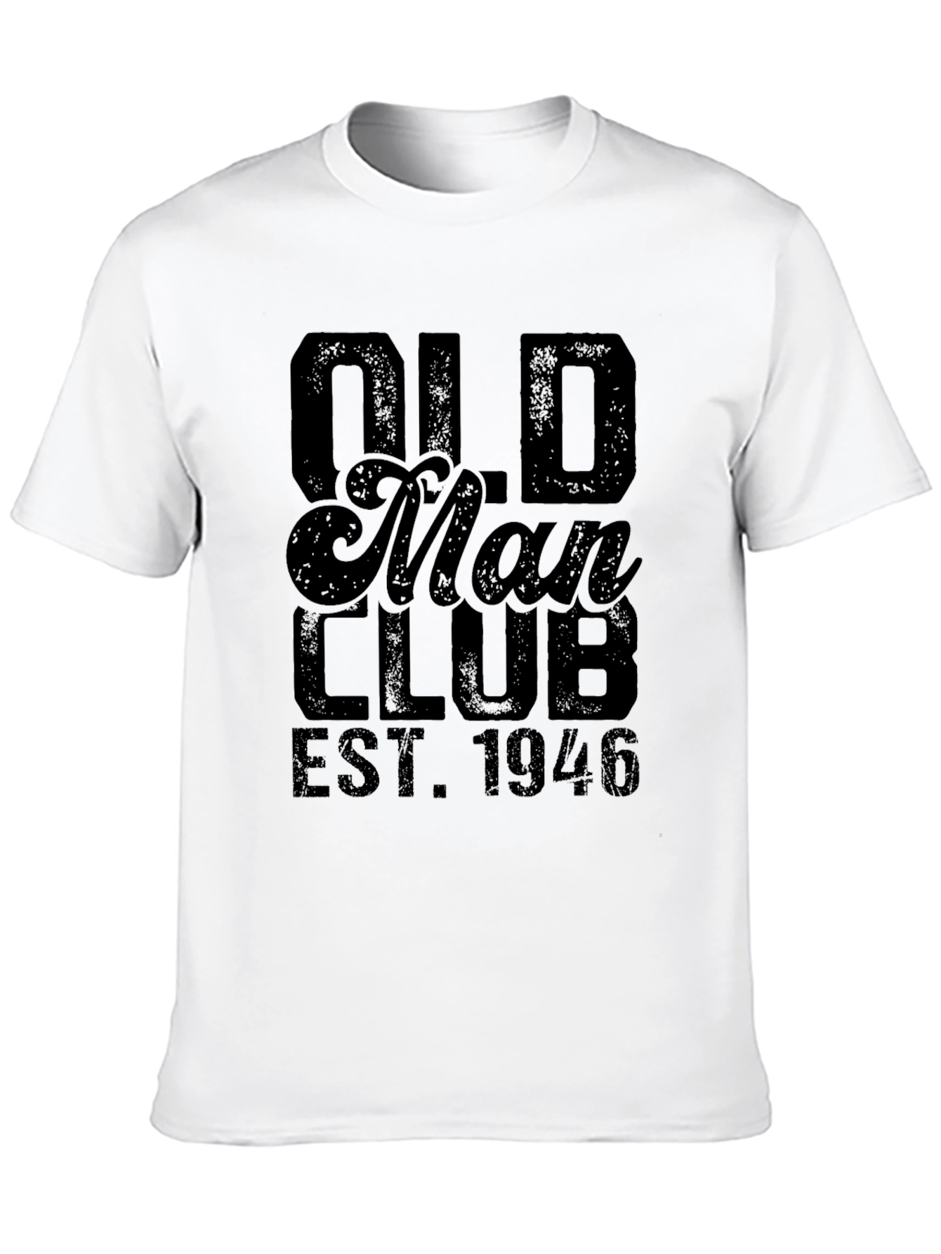 Old Man Club EST. 1946 Black Graphic Tee