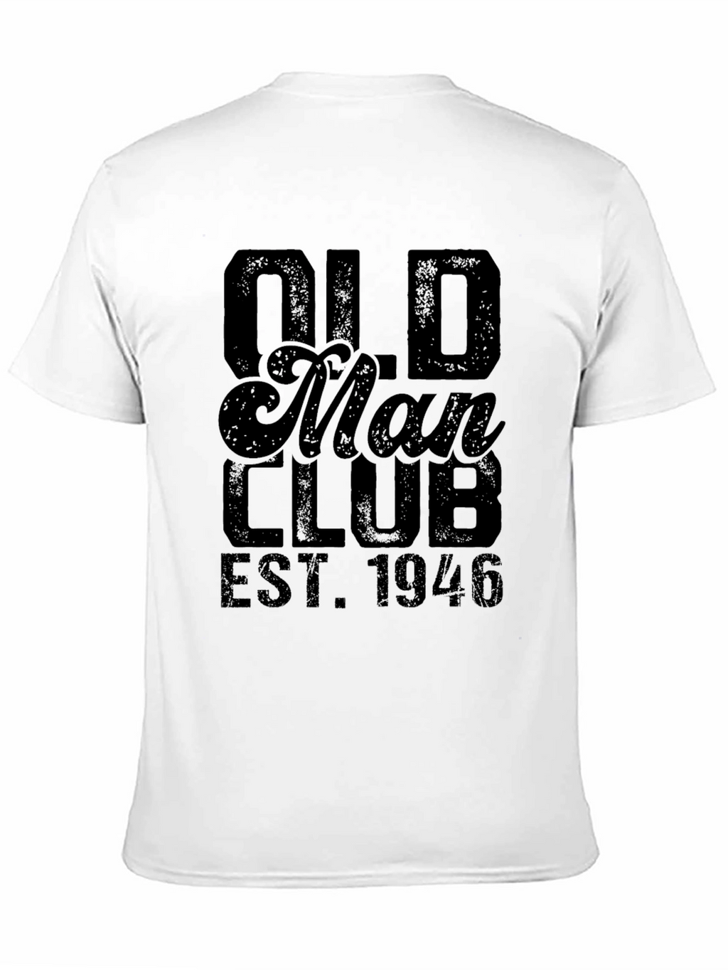 Old Man Club EST. 1946 Black Graphic Tee