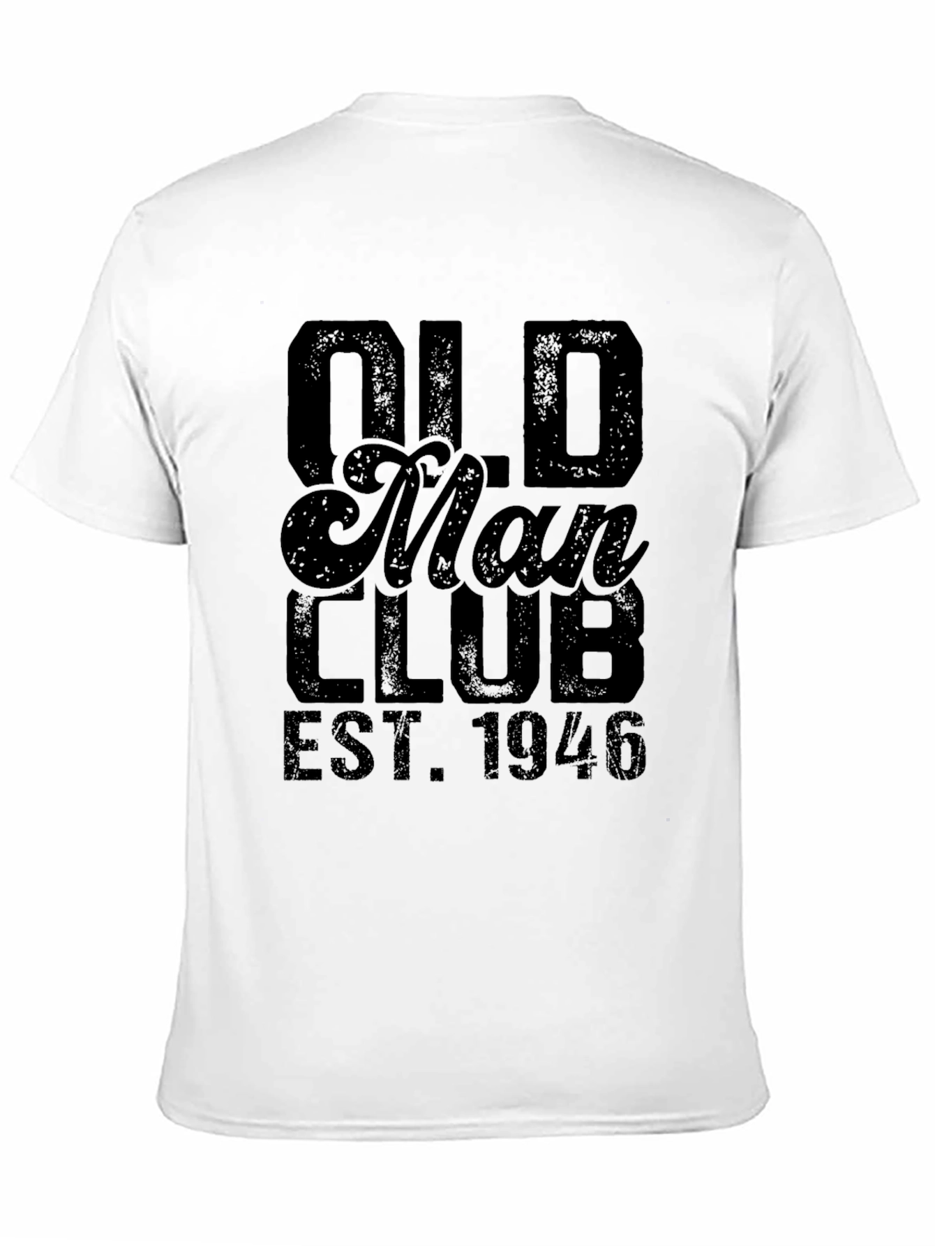 Old Man Club EST. 1946 Black Graphic Tee