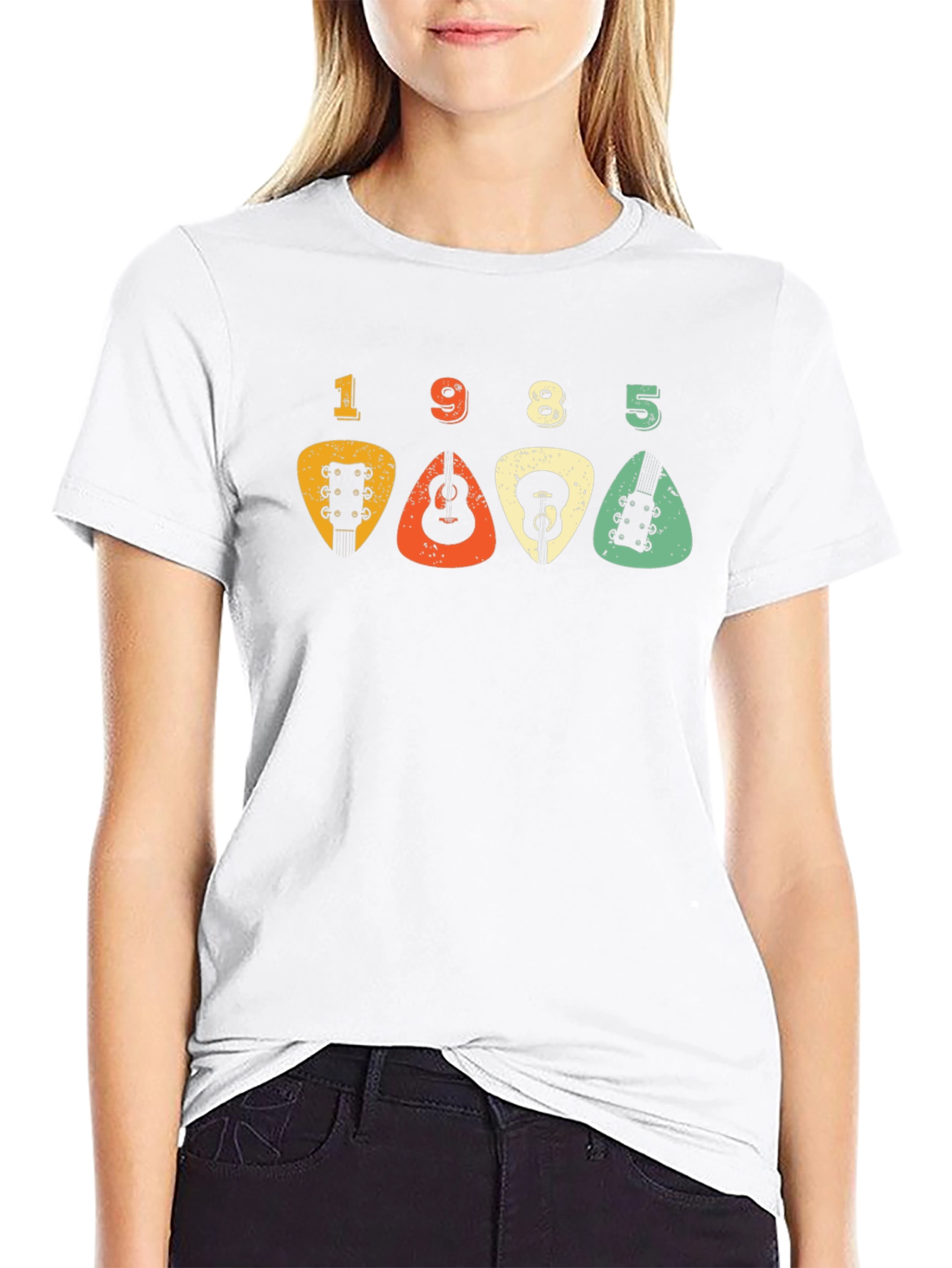 Vintage 1985 Guitar Pick T-Shirt