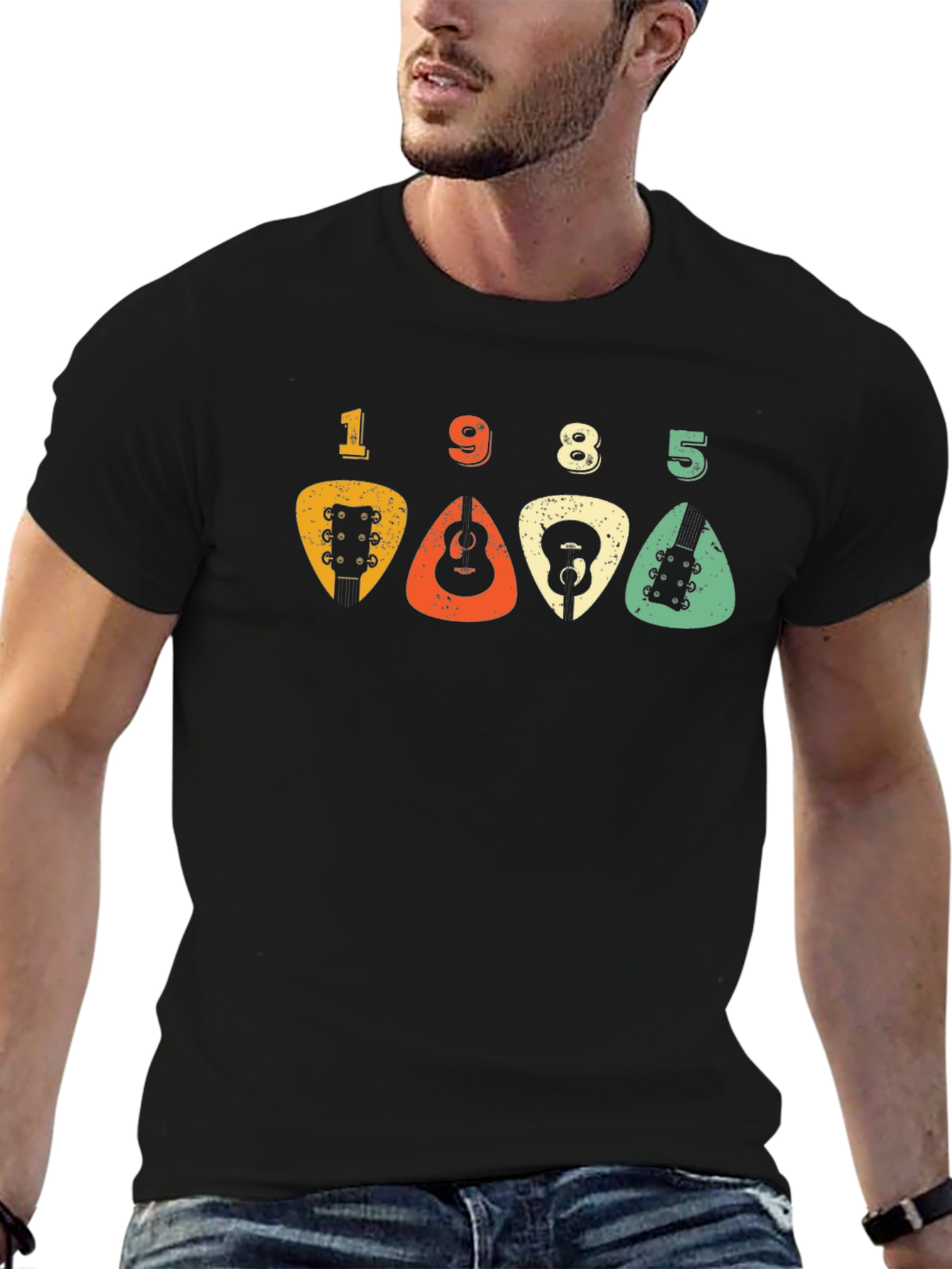 Vintage 1985 Guitar Pick T-Shirt