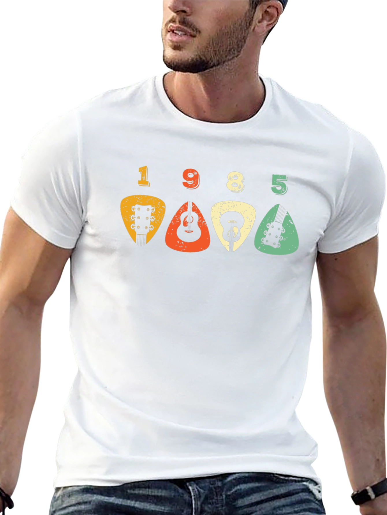 Vintage 1985 Guitar Pick T-Shirt