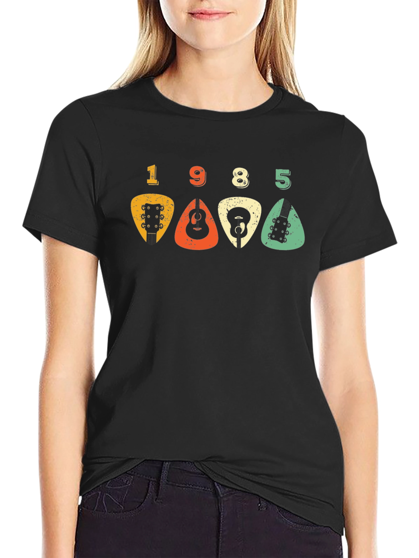 Vintage 1985 Guitar Pick T-Shirt