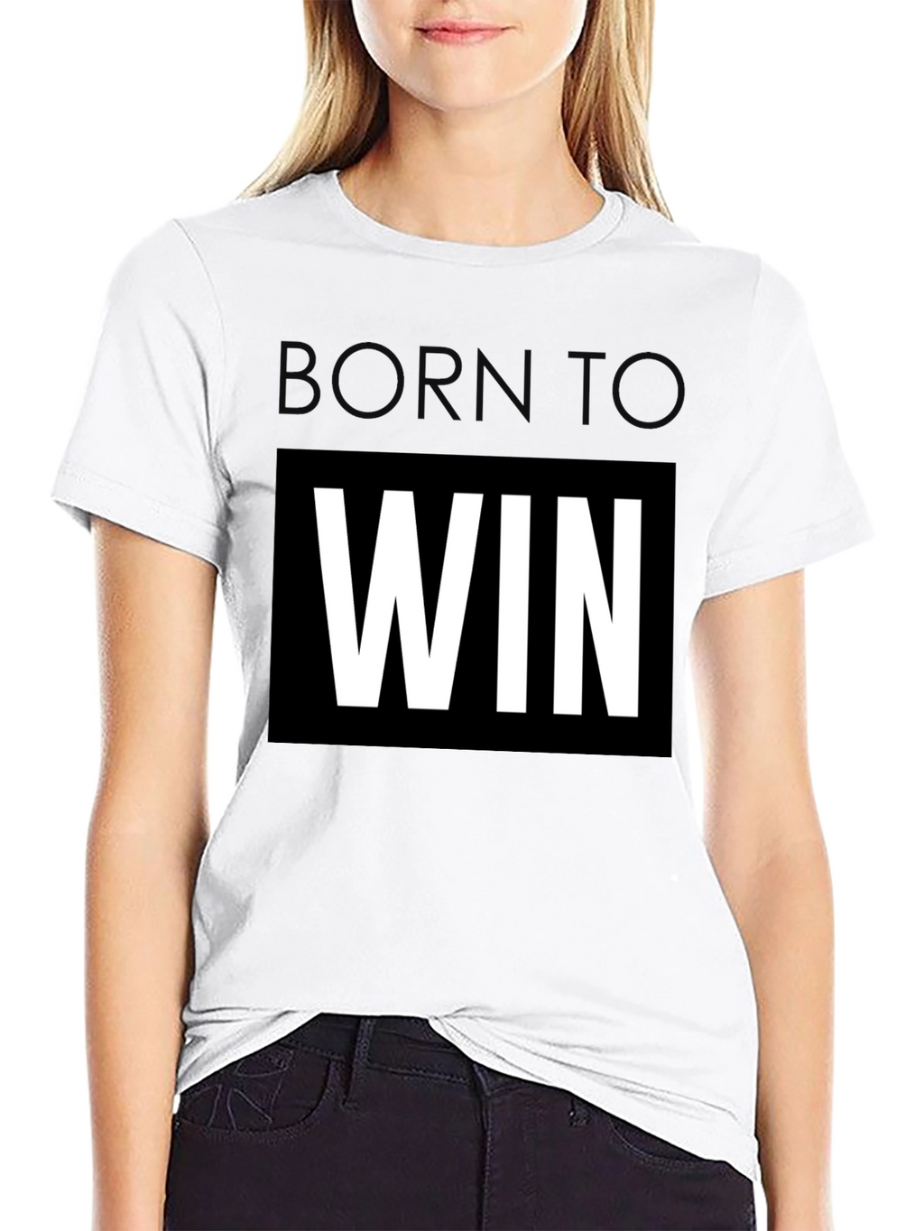 Born To Win Black T-Shirt