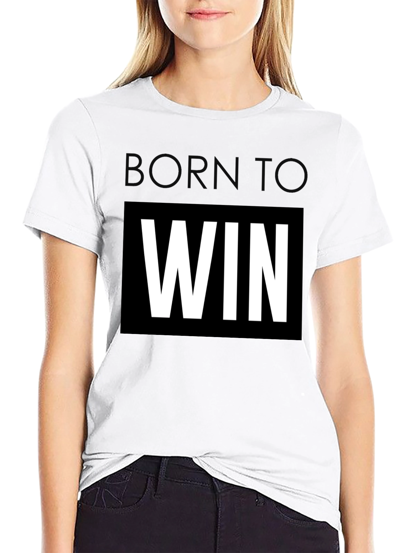 Born To Win Black T-Shirt