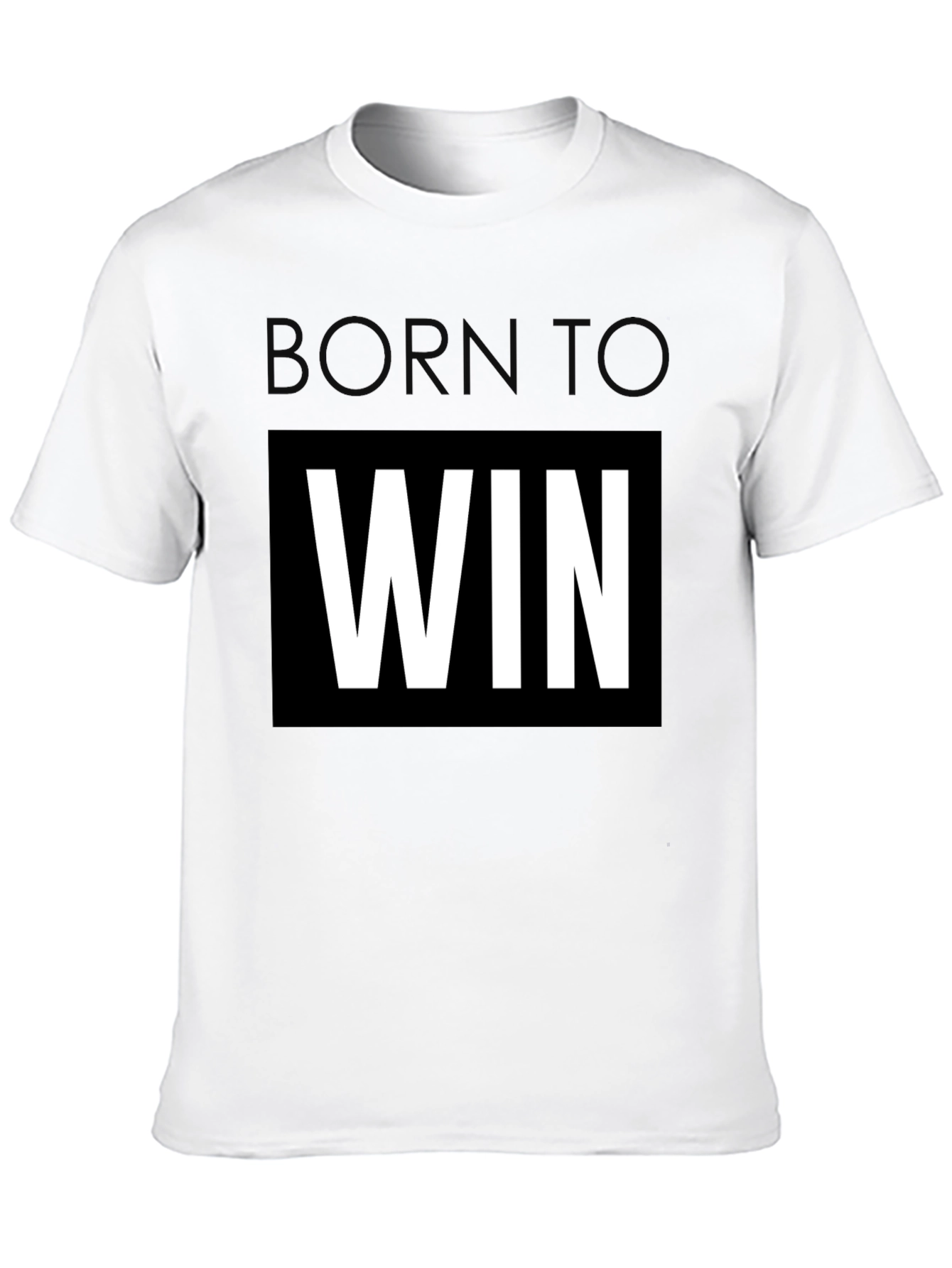 Born To Win Black T-Shirt