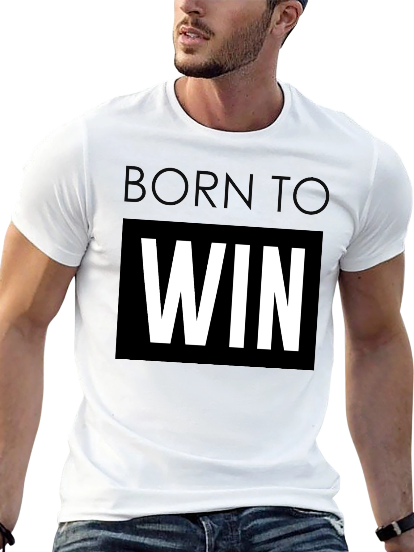 Born To Win Black T-Shirt
