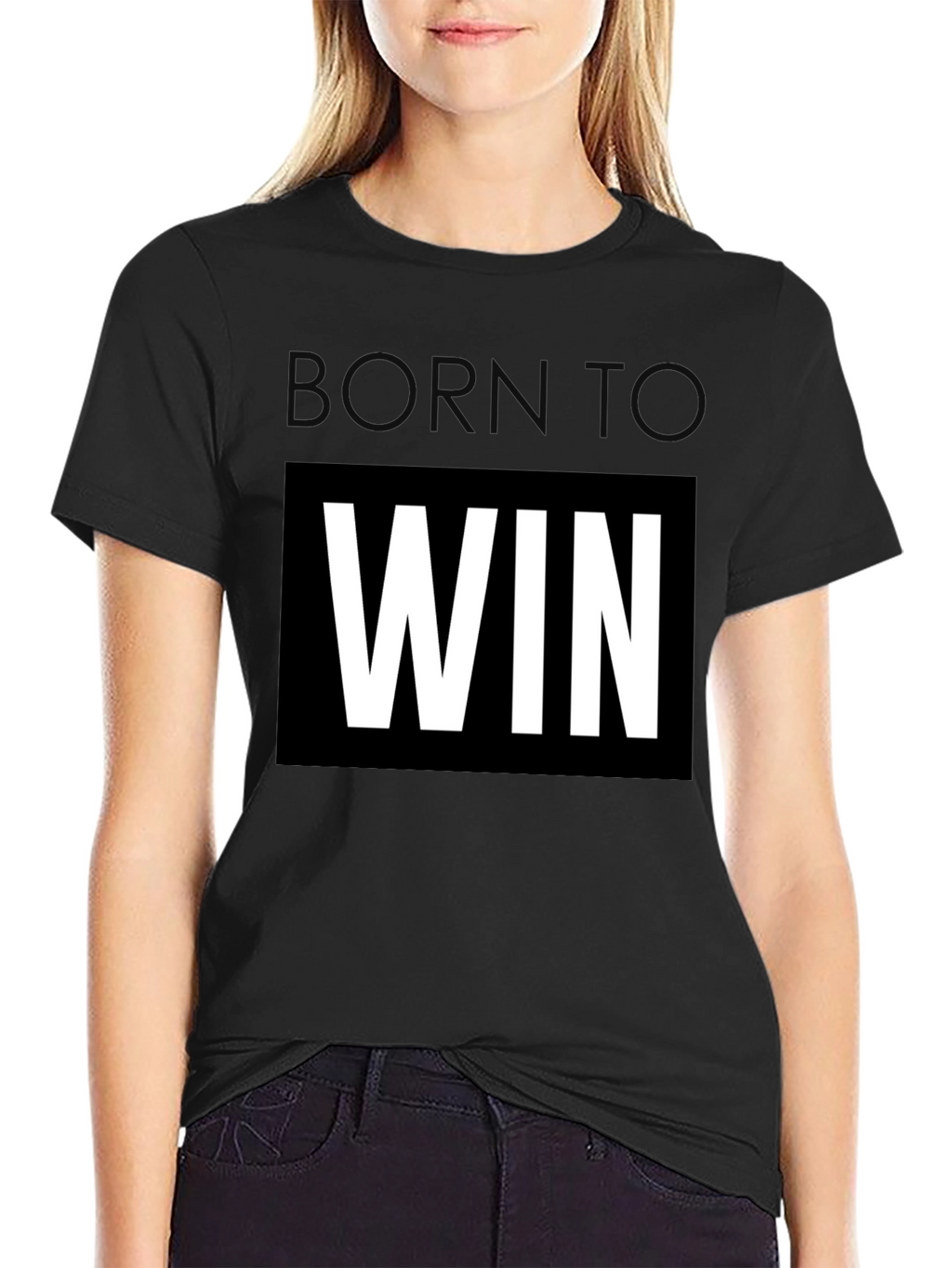 Born To Win Black T-Shirt