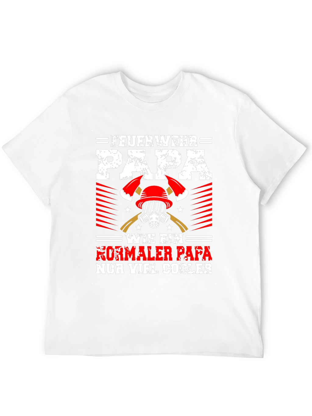 Firefighter Dad Graphic Tee - Cool Papa Shirt