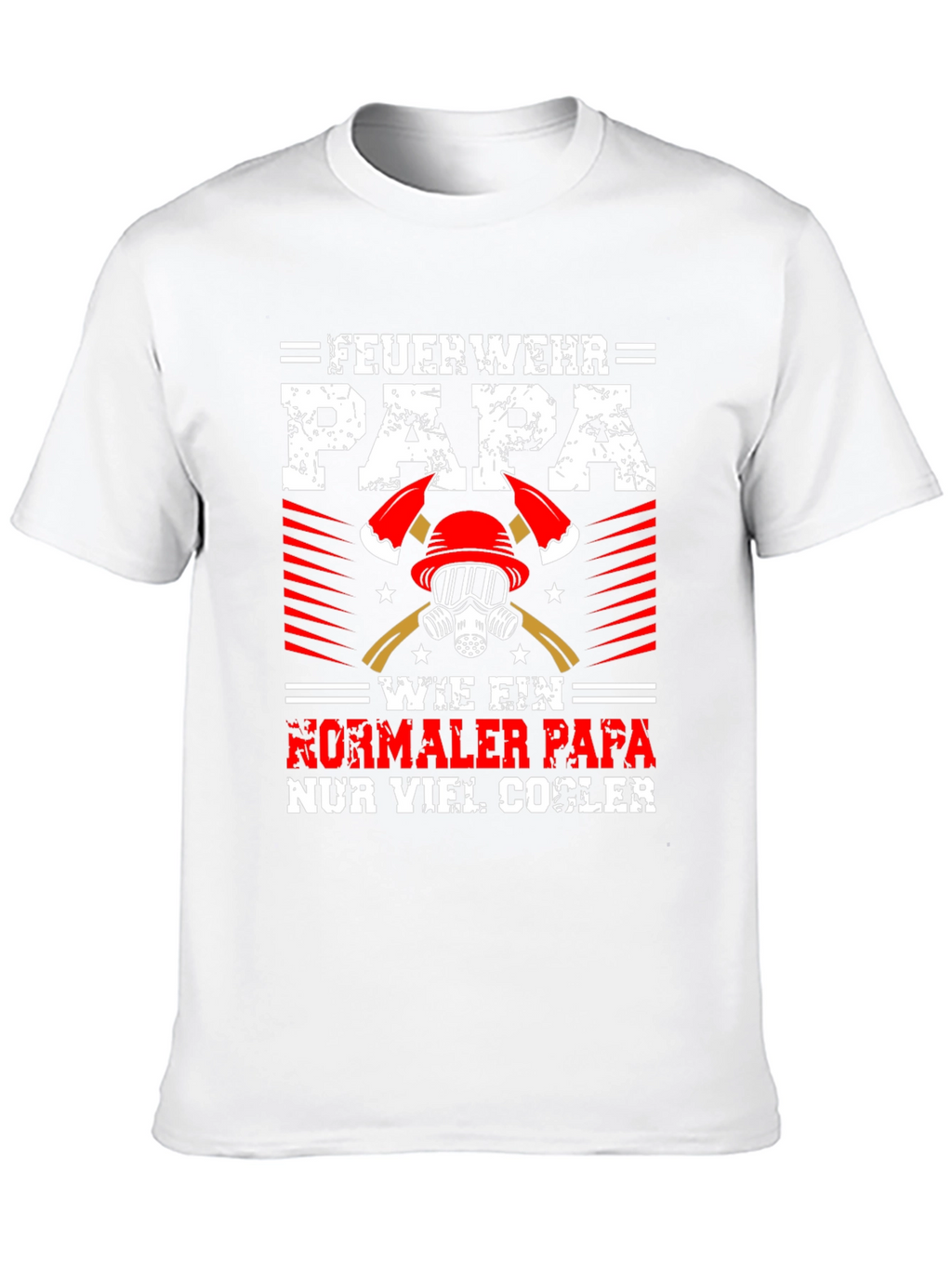 Firefighter Dad Graphic Tee - Cool Papa Shirt