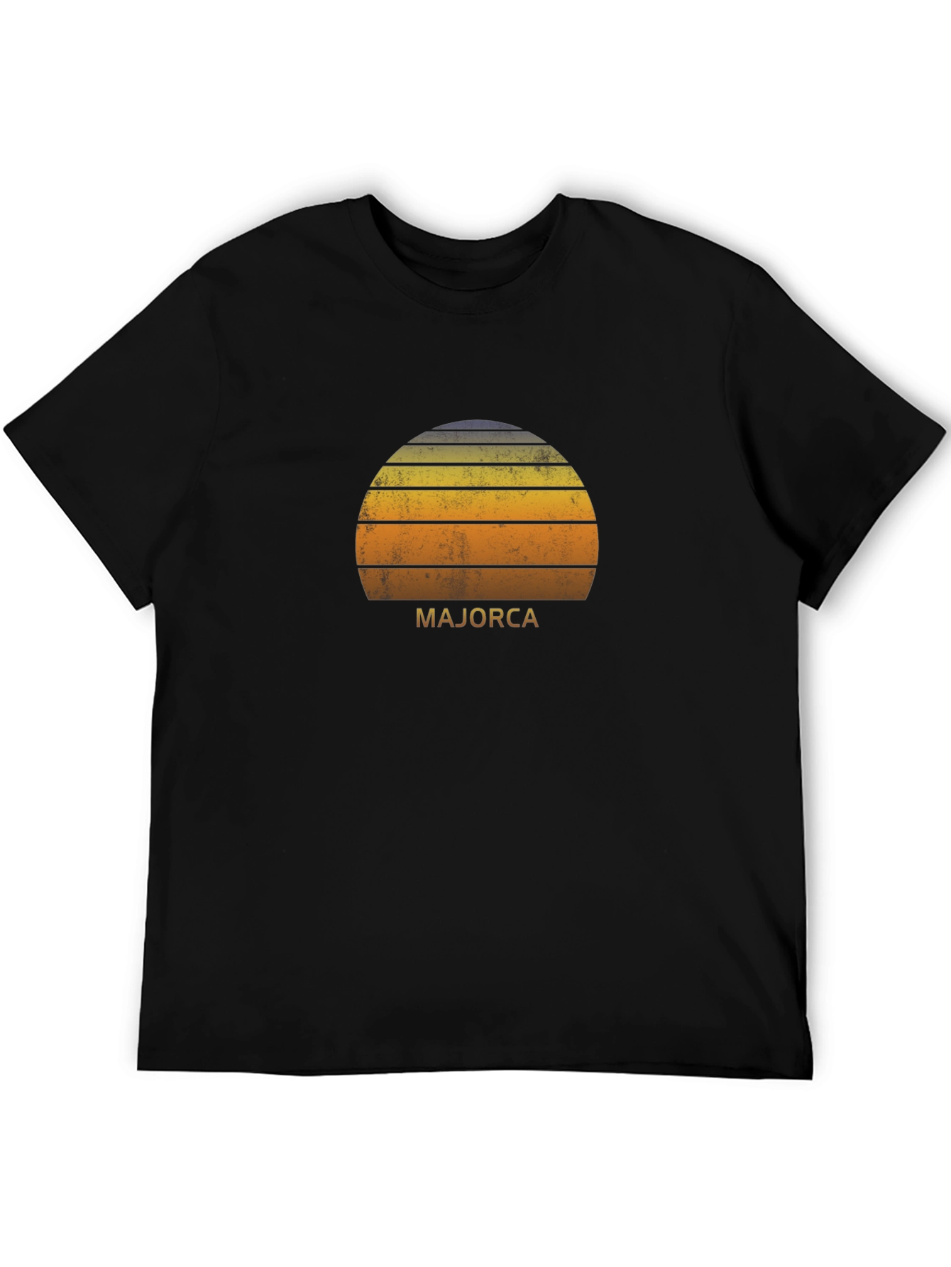 Majorca Sunset Graphic Tee - Retro Island Vibe