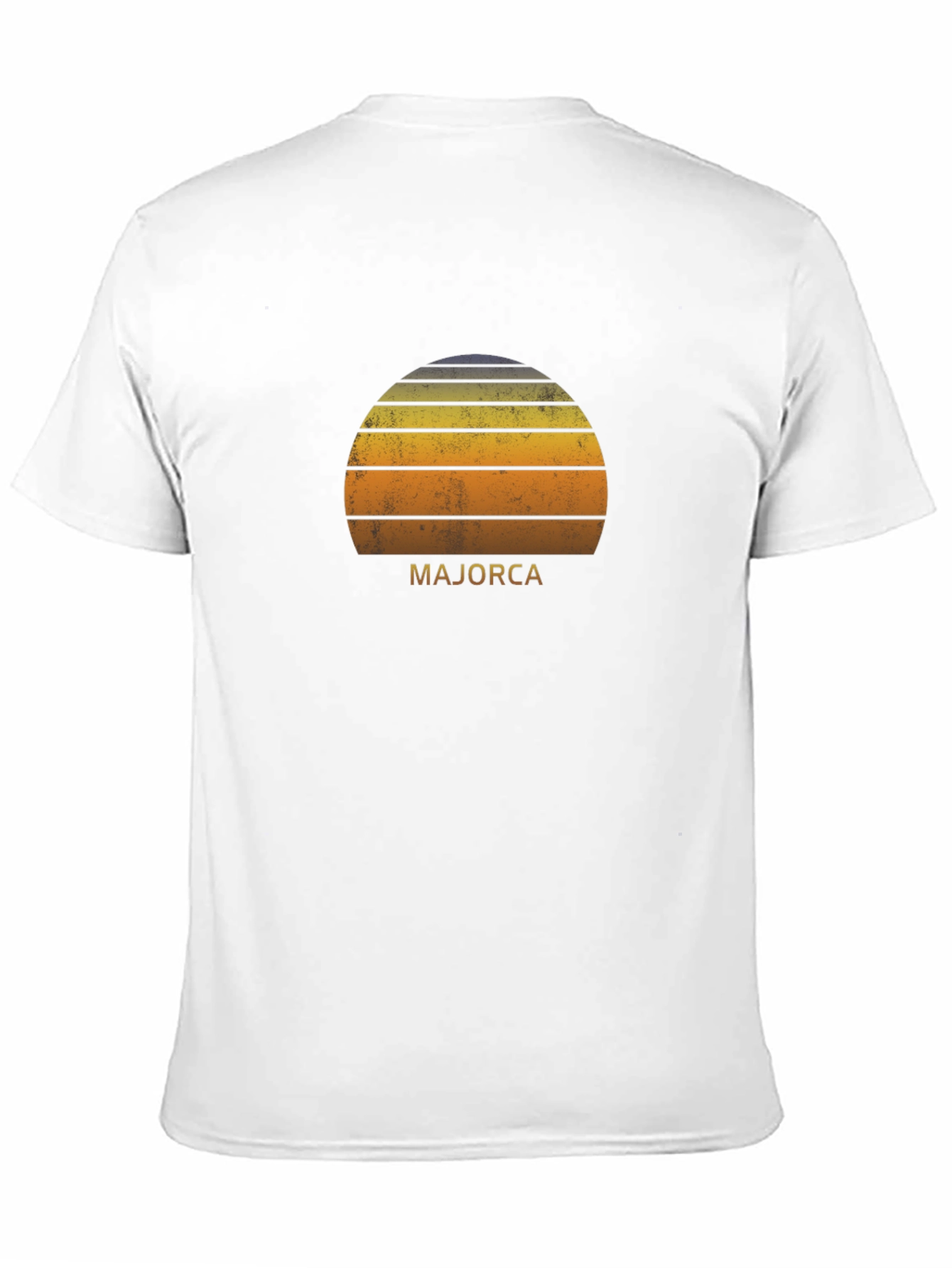 Majorca Sunset Graphic Tee - Retro Island Vibe