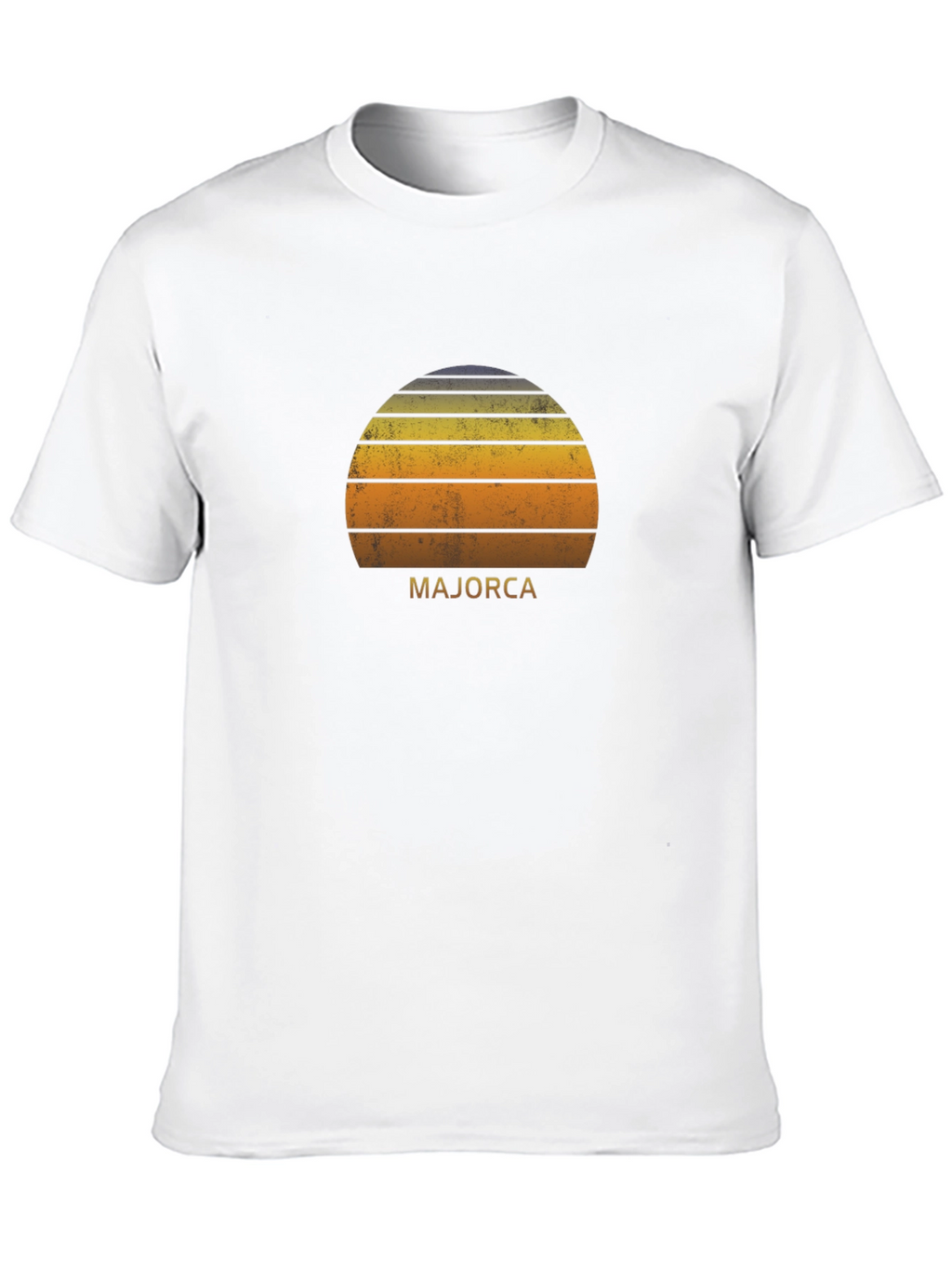 Majorca Sunset Graphic Tee - Retro Island Vibe
