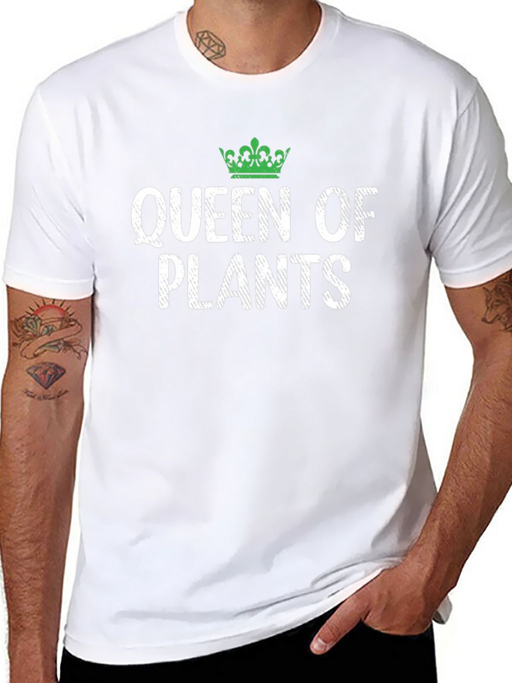 Queen of Plants Graphic T-Shirt - Black