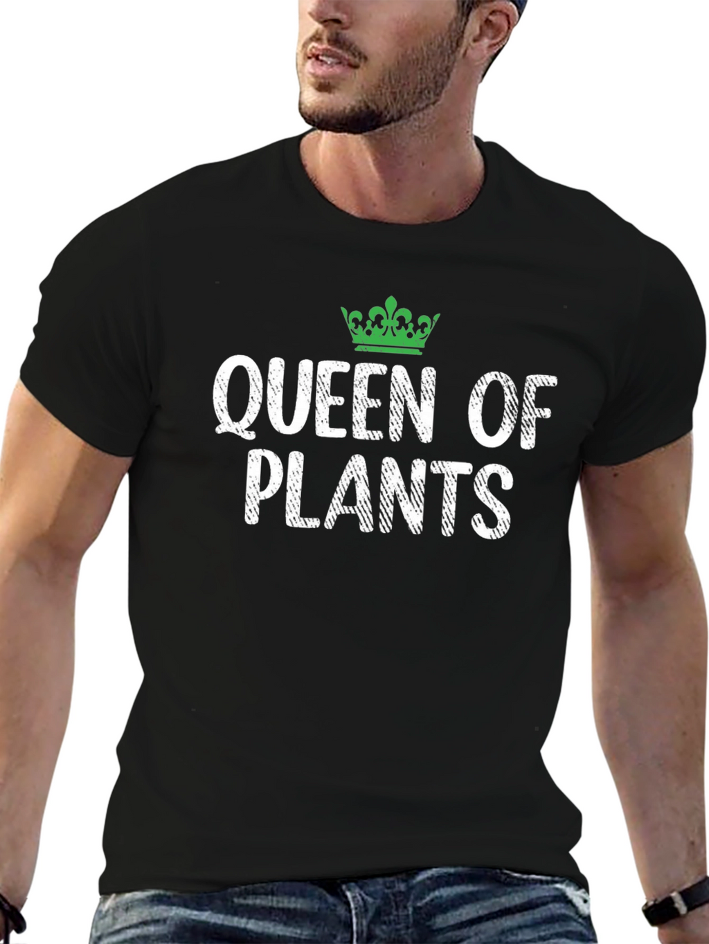 Queen of Plants Graphic T-Shirt - Black