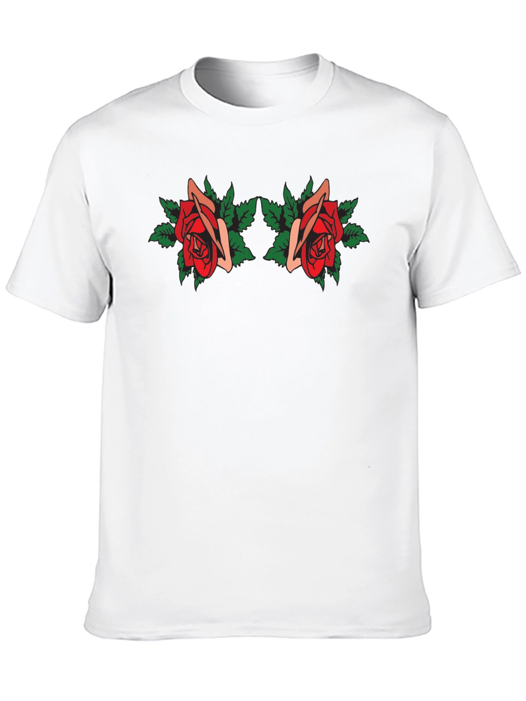 Rose Graphic Tee - Black T-Shirt