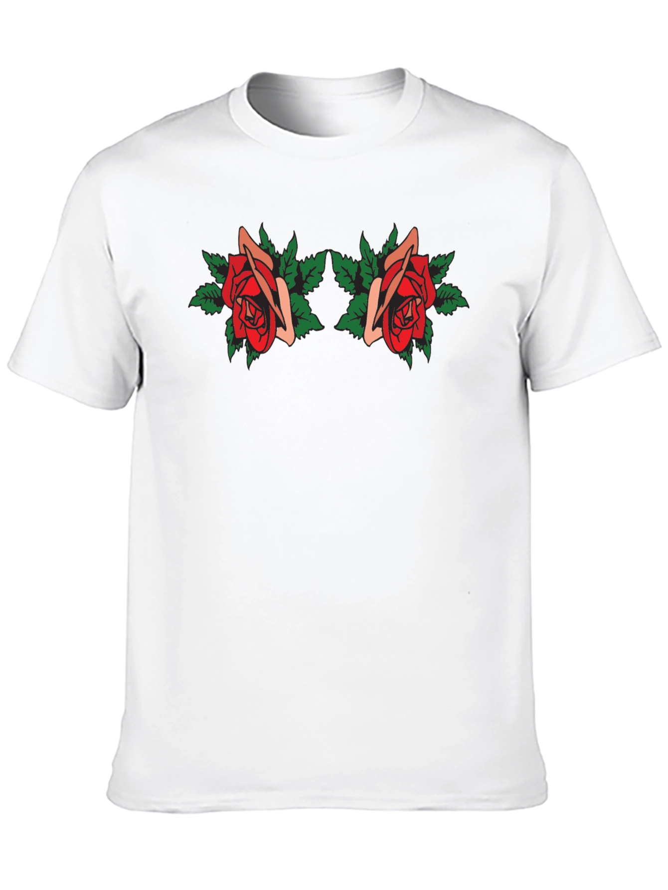 Rose Graphic Tee - Black T-Shirt
