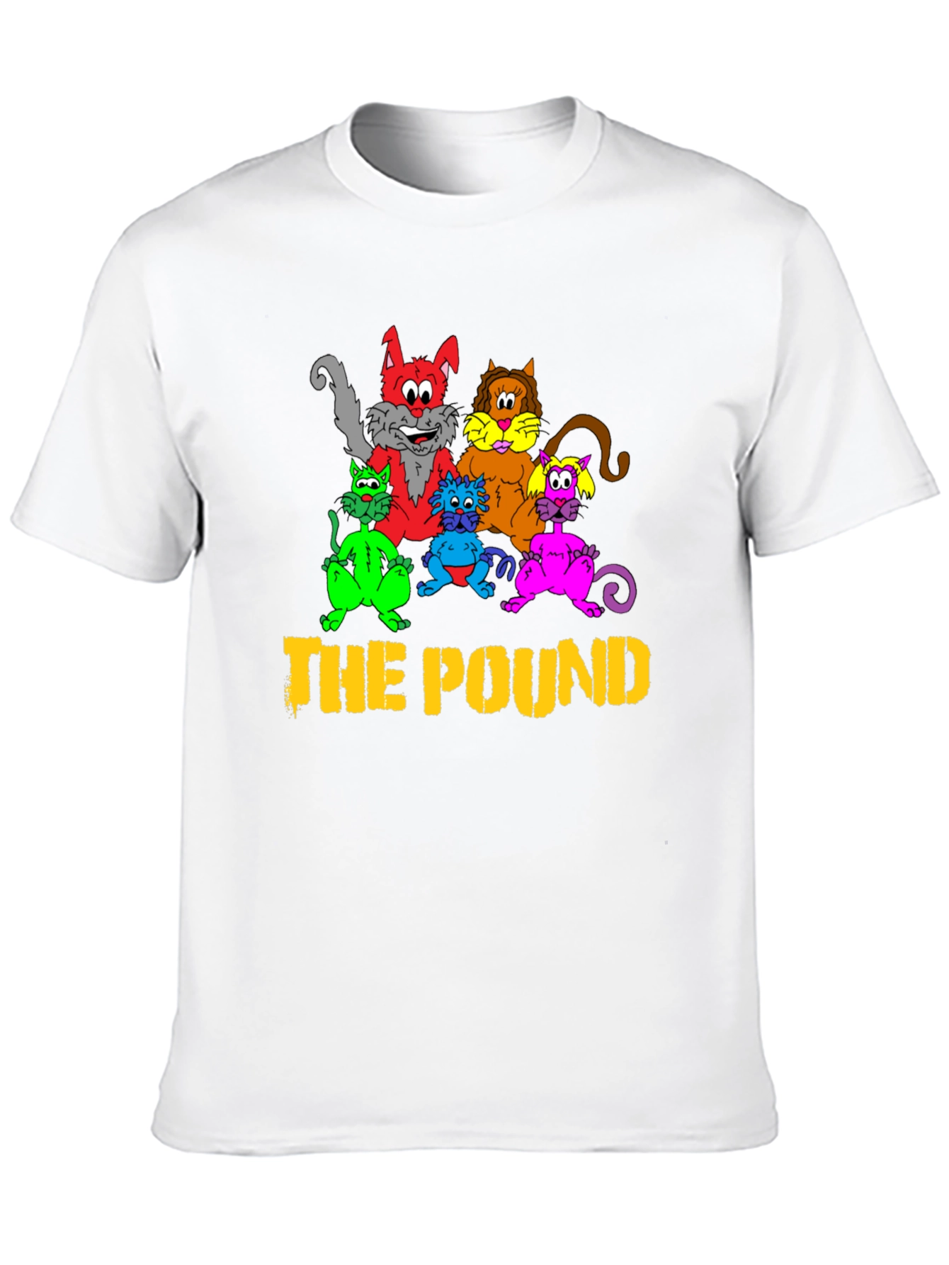 The Pound Cats Graphic T-Shirt - Black
