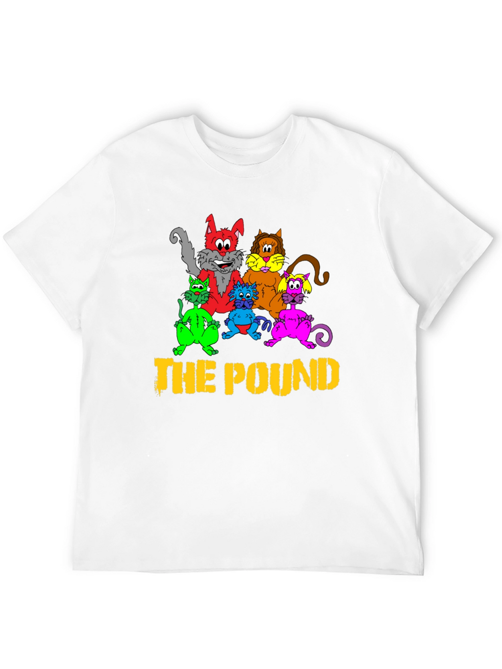 The Pound Cats Graphic T-Shirt - Black