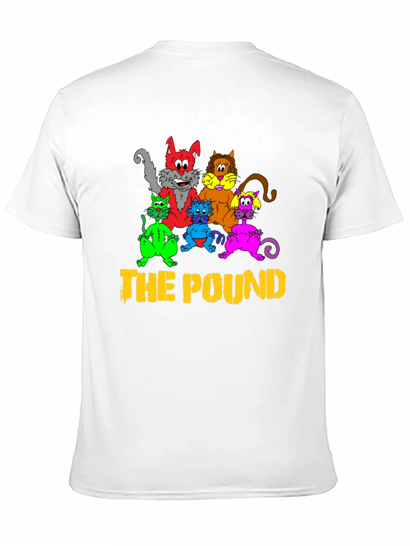 The Pound Cats Graphic T-Shirt - Black
