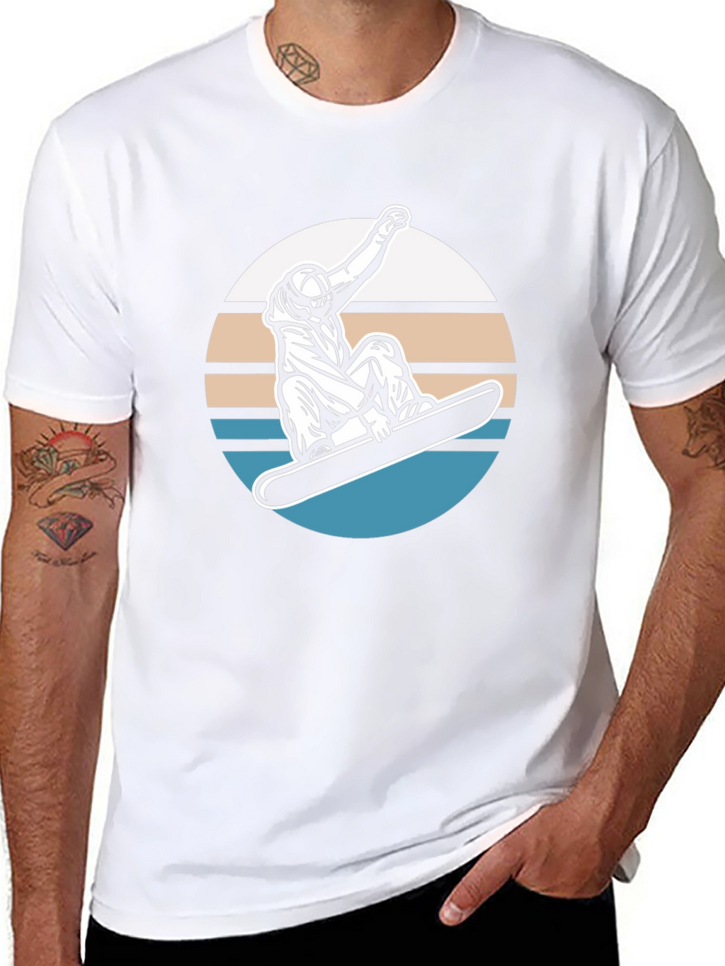 Cool Snowboarder T-Shirt Graphic Tee