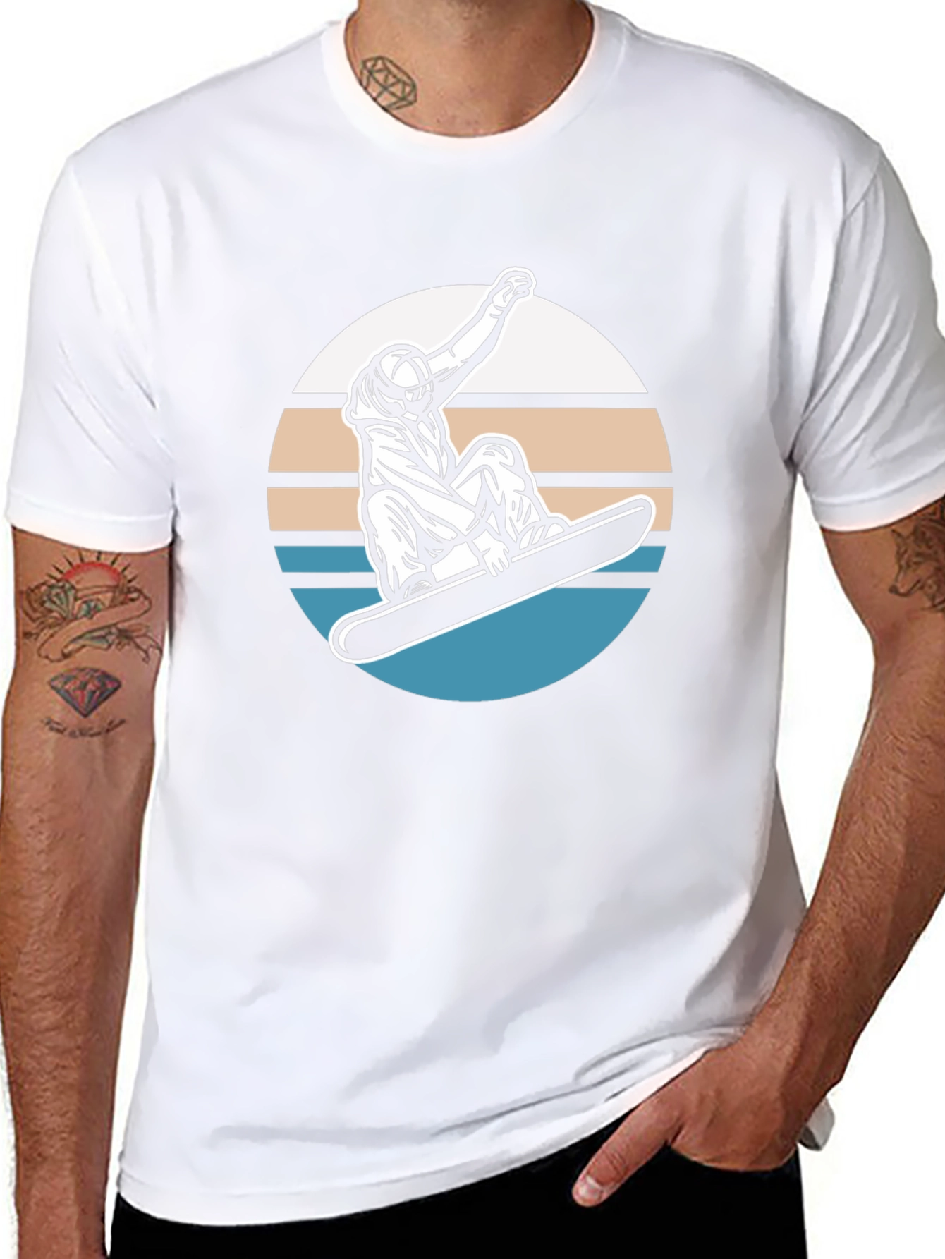 Cool Snowboarder T-Shirt Graphic Tee