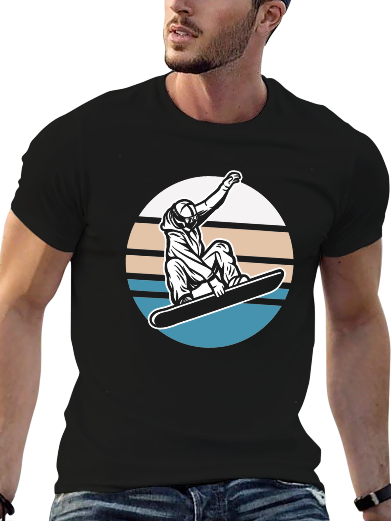 Cool Snowboarder T-Shirt Graphic Tee