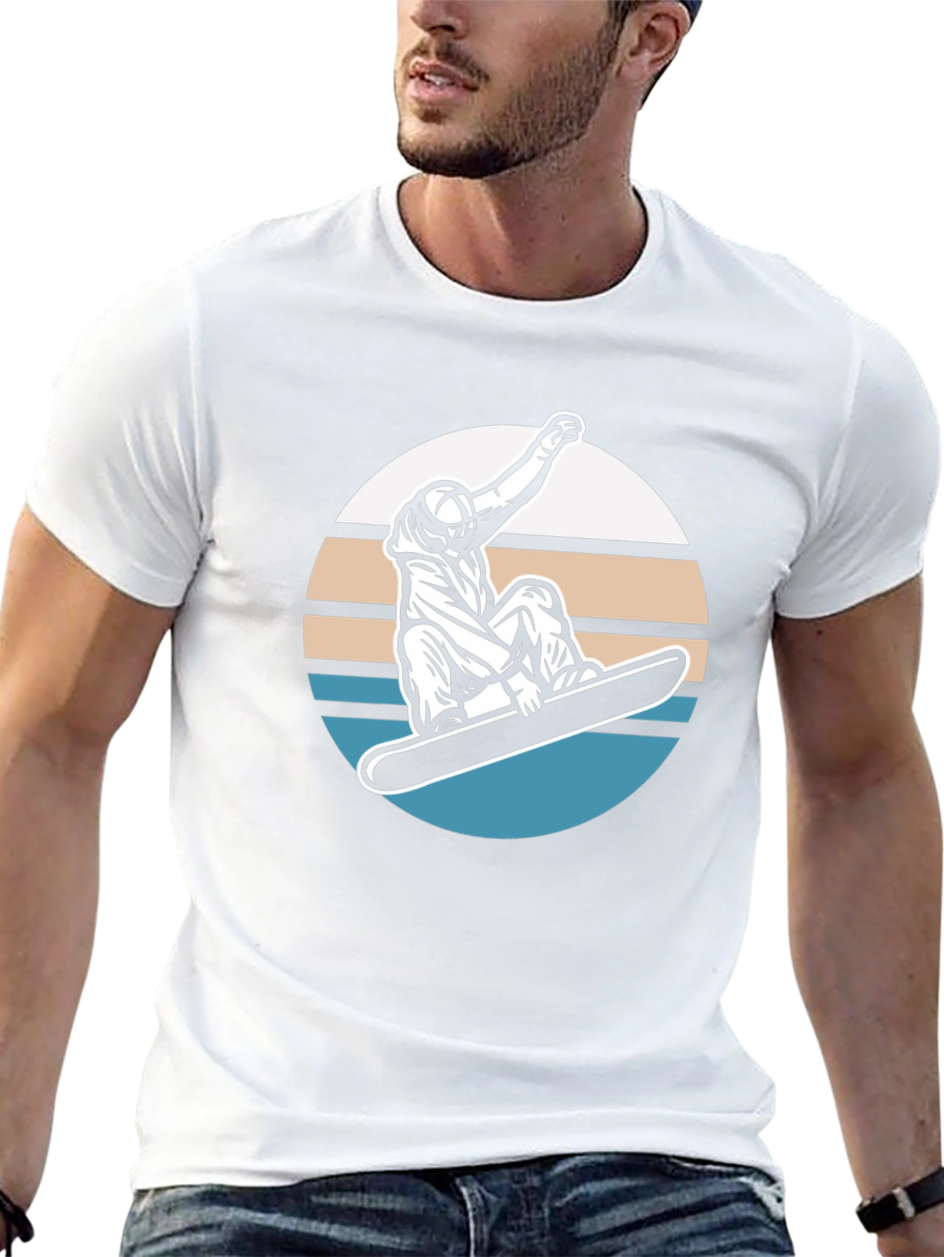 Cool Snowboarder T-Shirt Graphic Tee