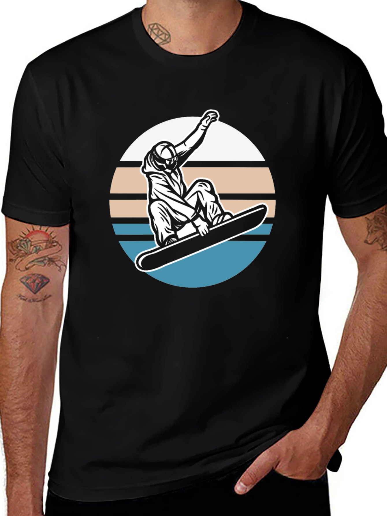 Cool Snowboarder T-Shirt Graphic Tee