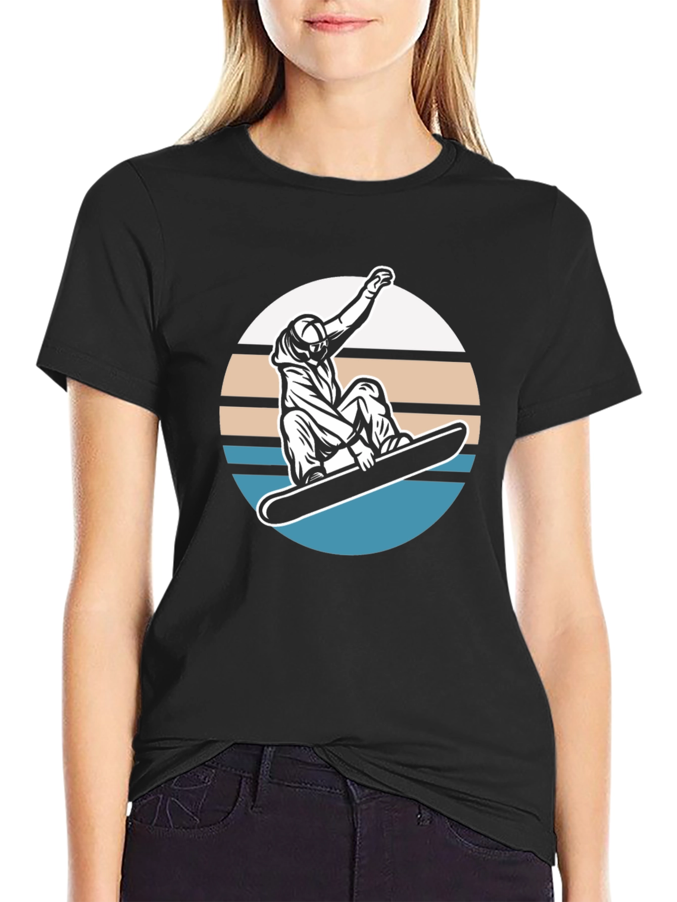 Cool Snowboarder T-Shirt Graphic Tee