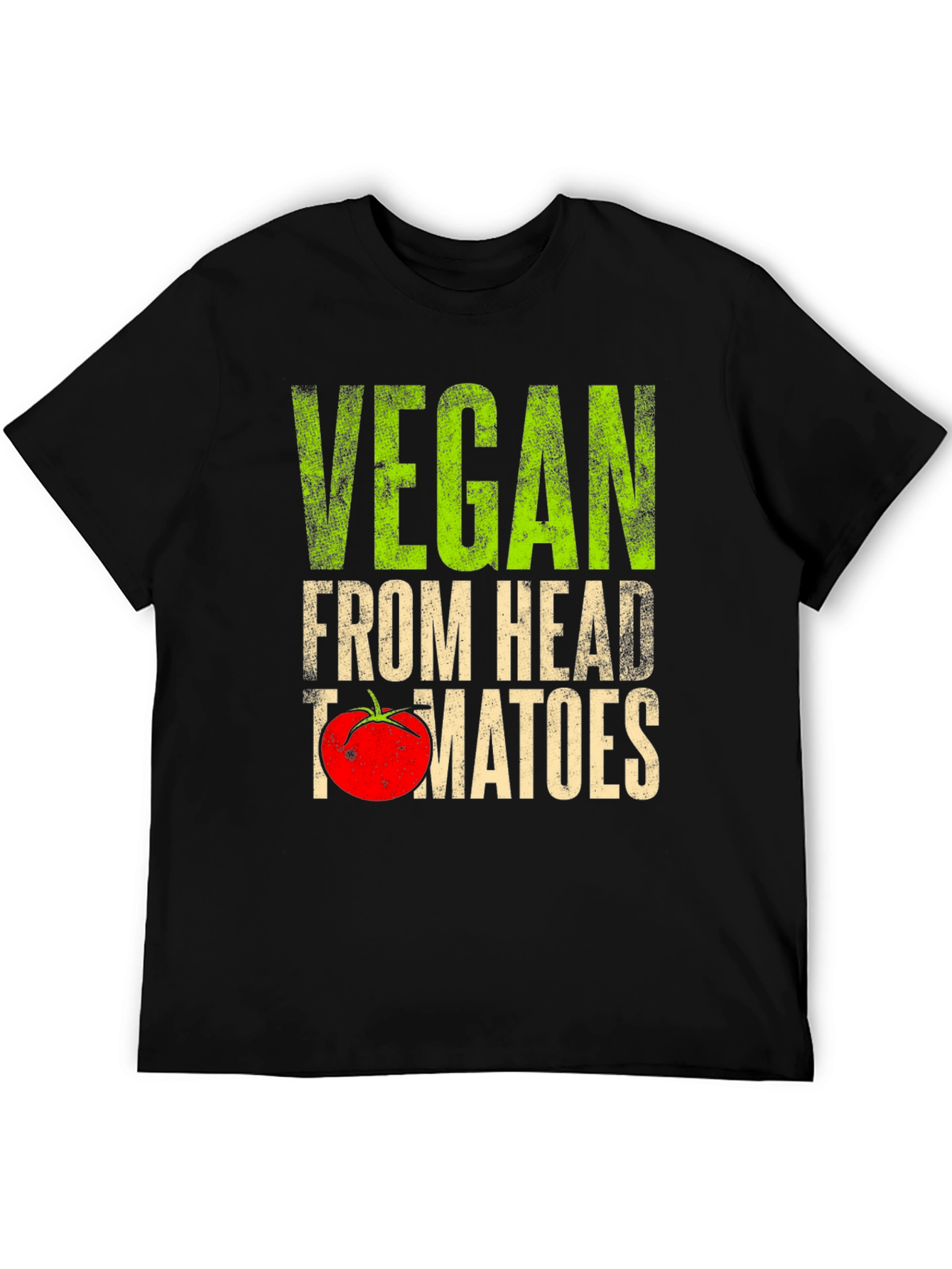 Vegan From Head Tomatoes Graphic T-Shirt
