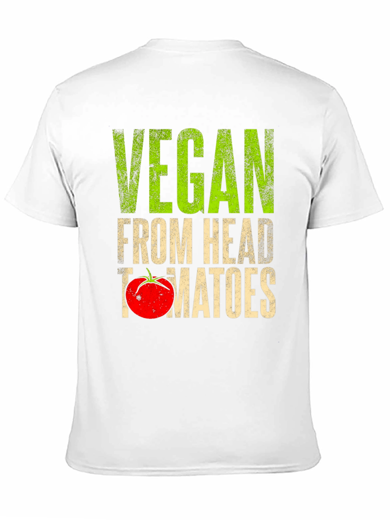 Vegan From Head Tomatoes Graphic T-Shirt