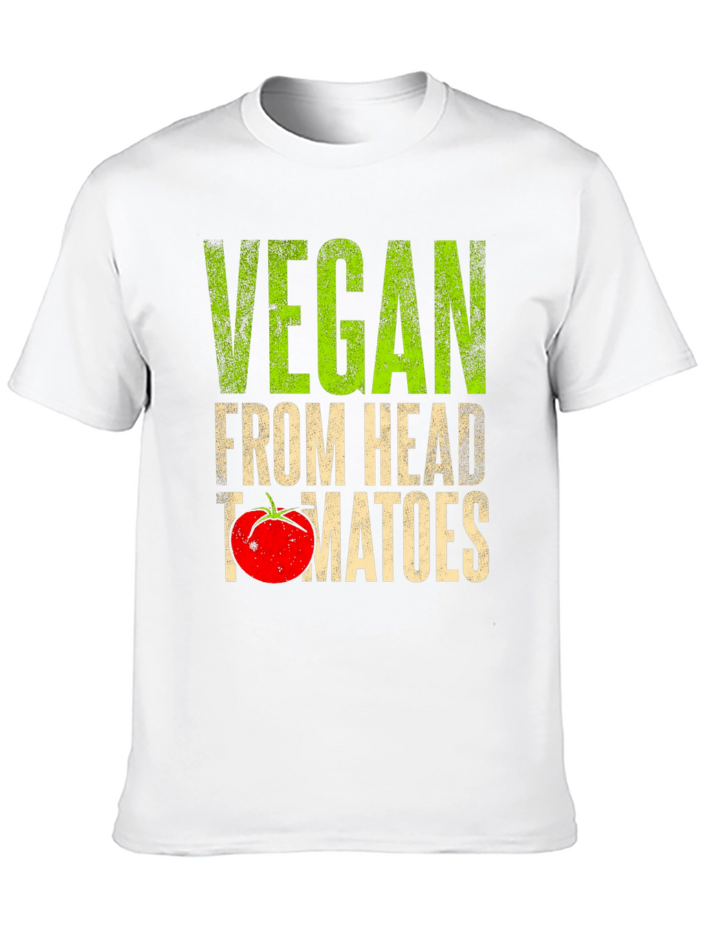 Vegan From Head Tomatoes Graphic T-Shirt