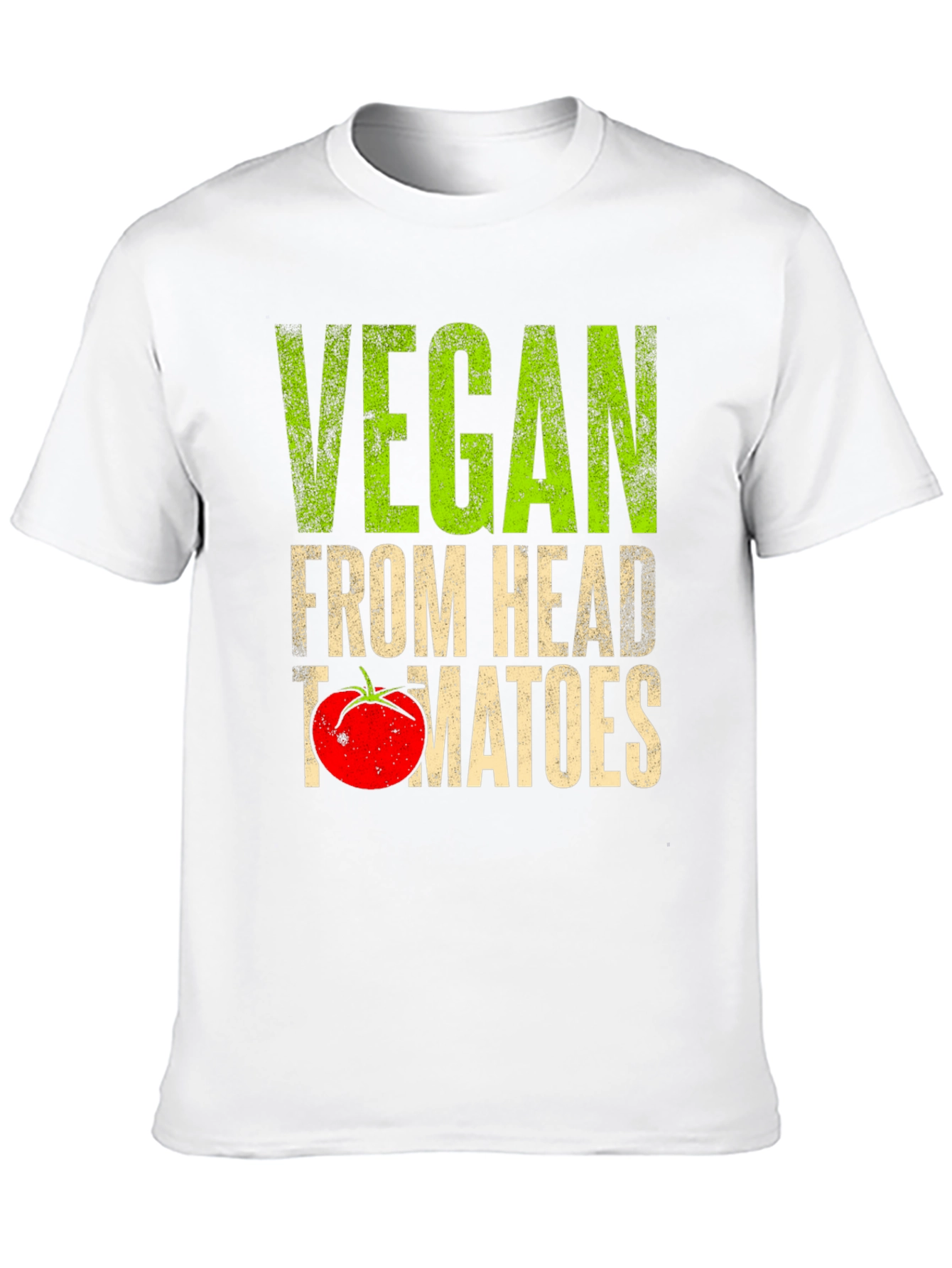 Vegan From Head Tomatoes Graphic T-Shirt
