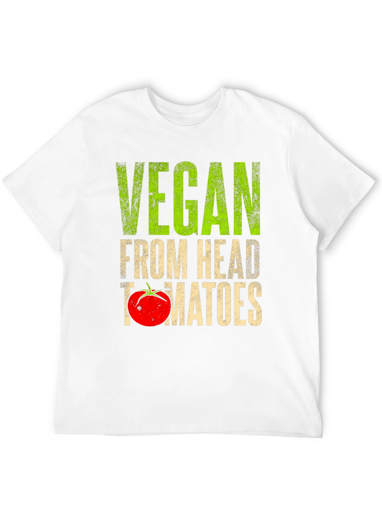 Vegan From Head Tomatoes Graphic T-Shirt