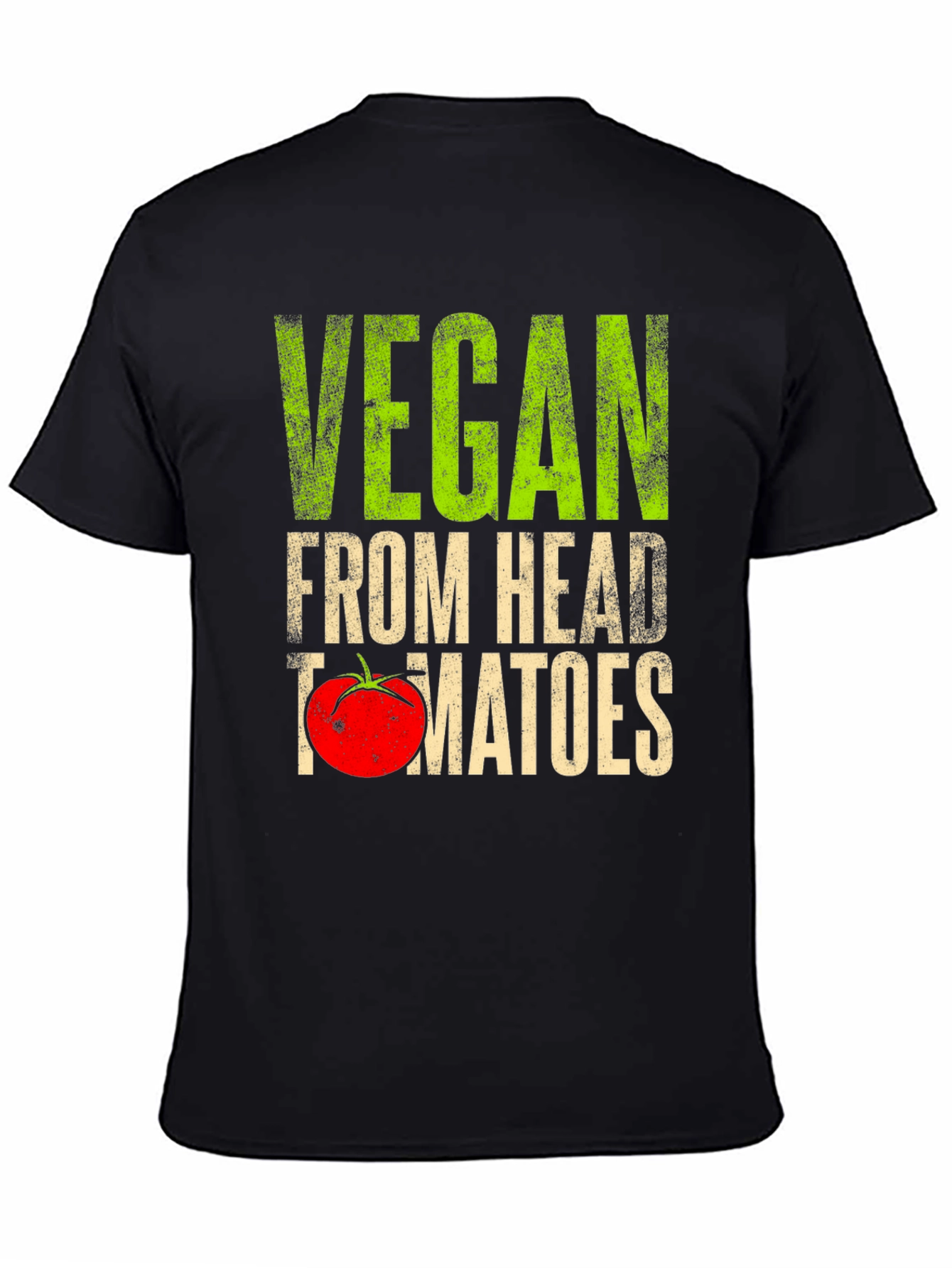 Vegan From Head Tomatoes Graphic T-Shirt