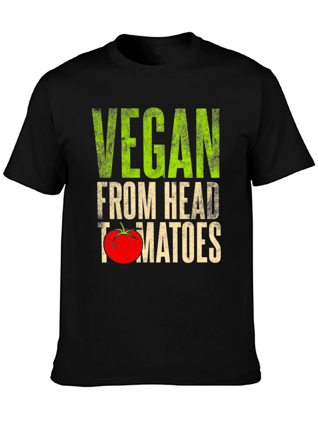 Vegan From Head Tomatoes Graphic T-Shirt
