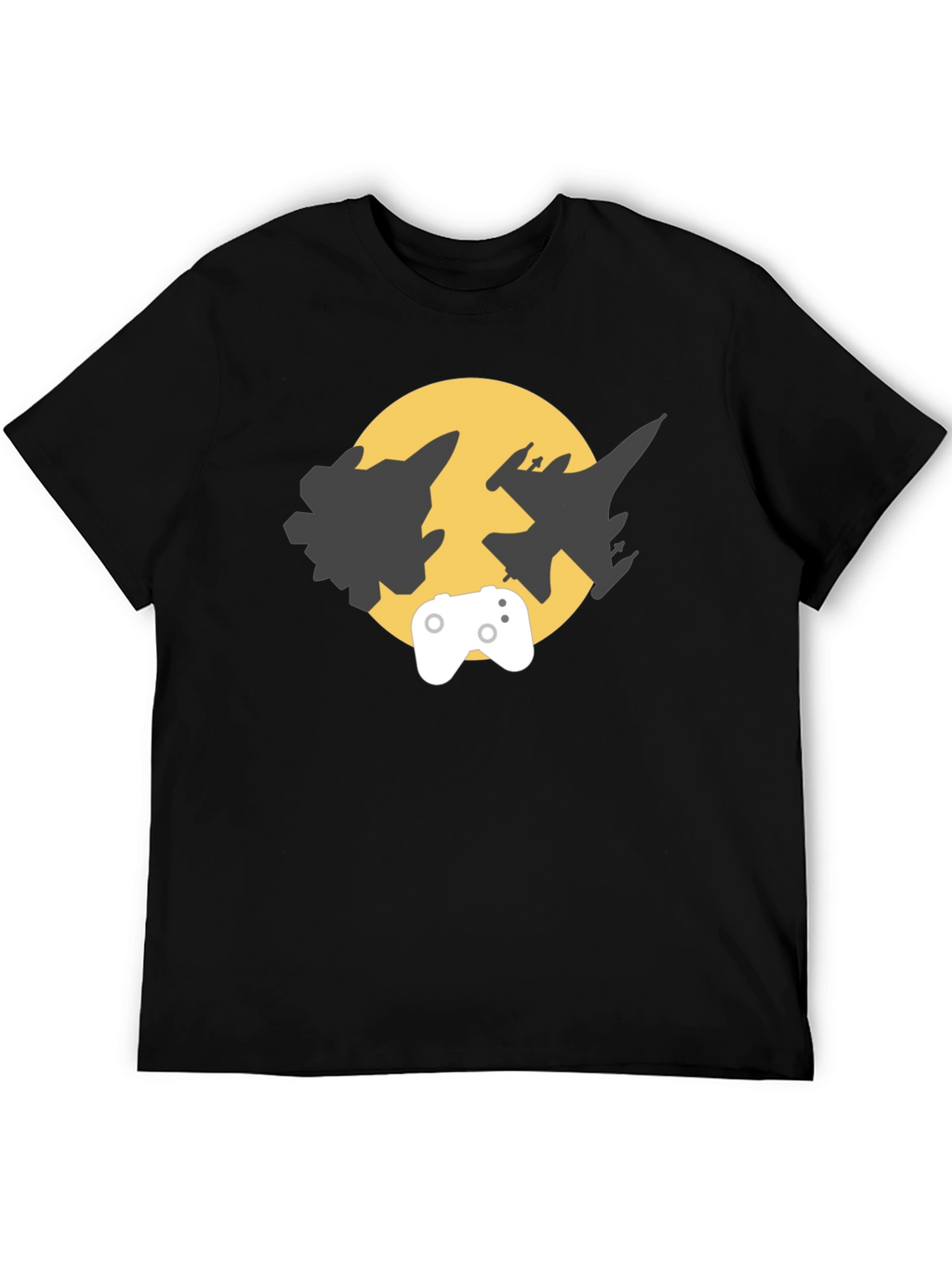Gaming Jets Black T-Shirt