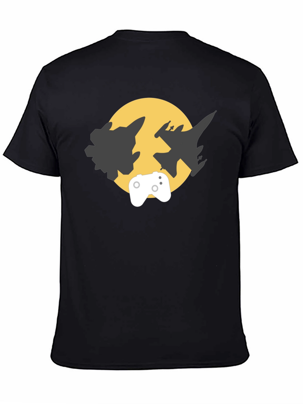 Gaming Jets Black T-Shirt
