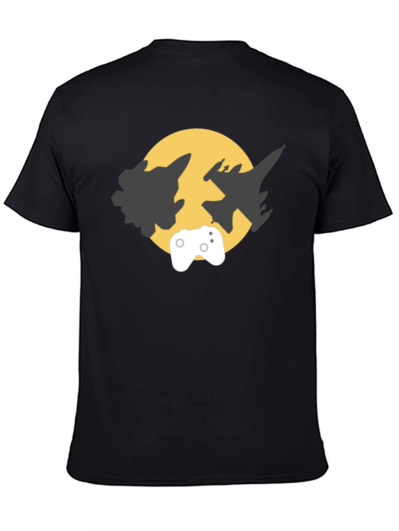 Gaming Jets Black T-Shirt