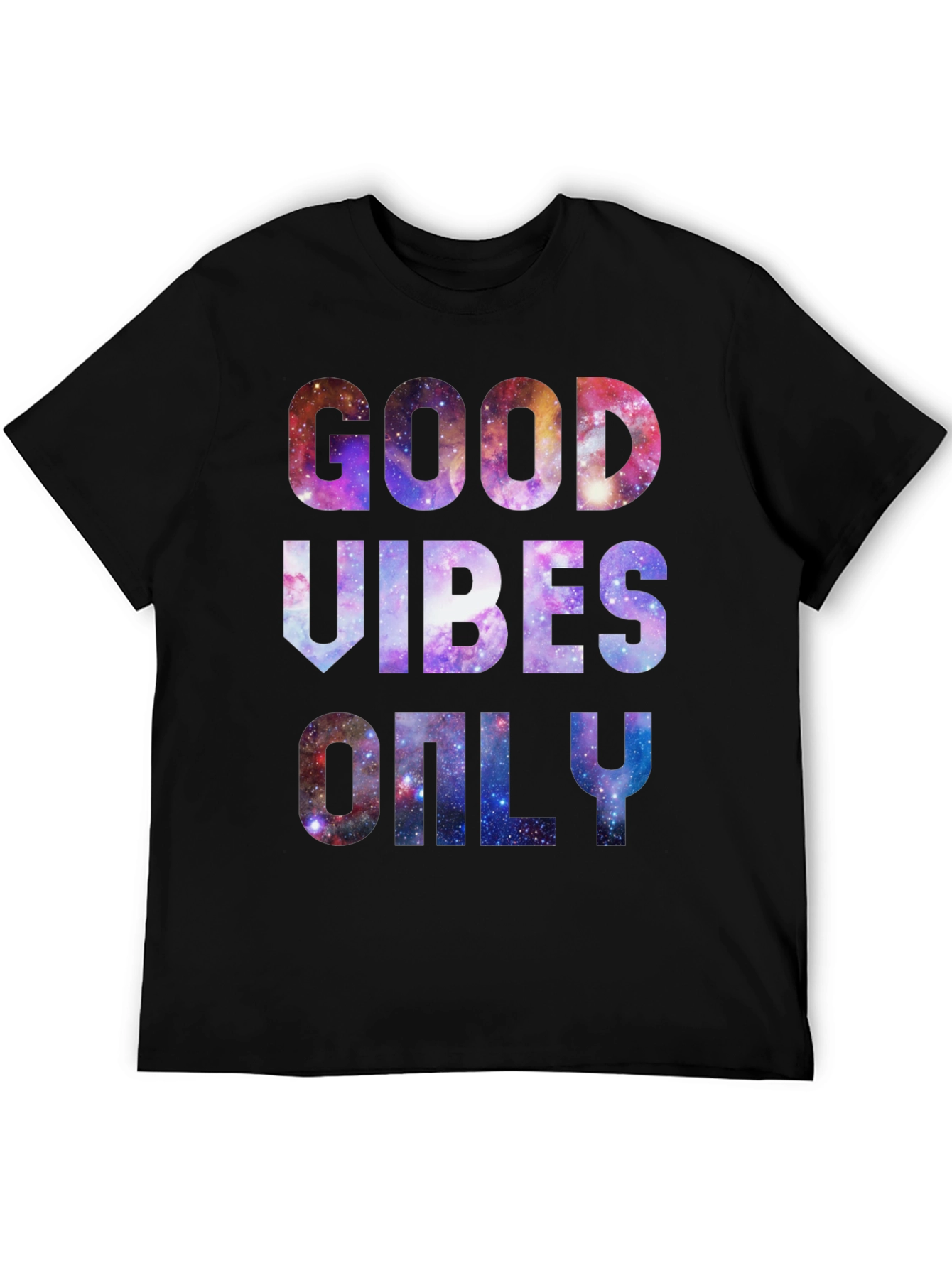 Good Vibes Only Galaxy T-Shirt