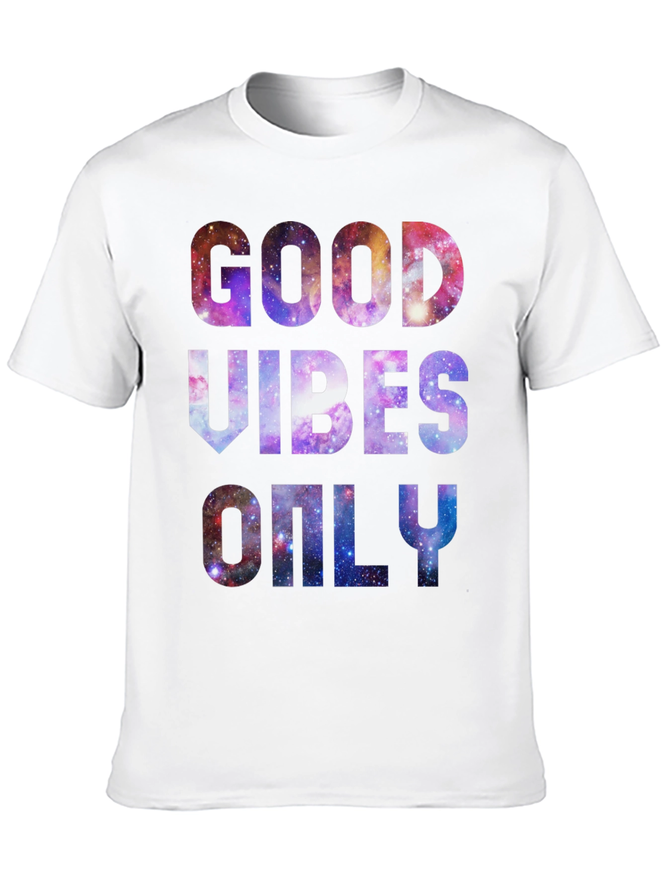 Good Vibes Only Galaxy T-Shirt