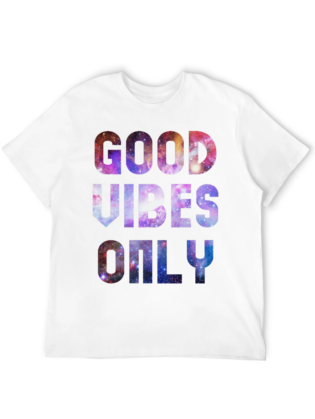 Good Vibes Only Galaxy T-Shirt