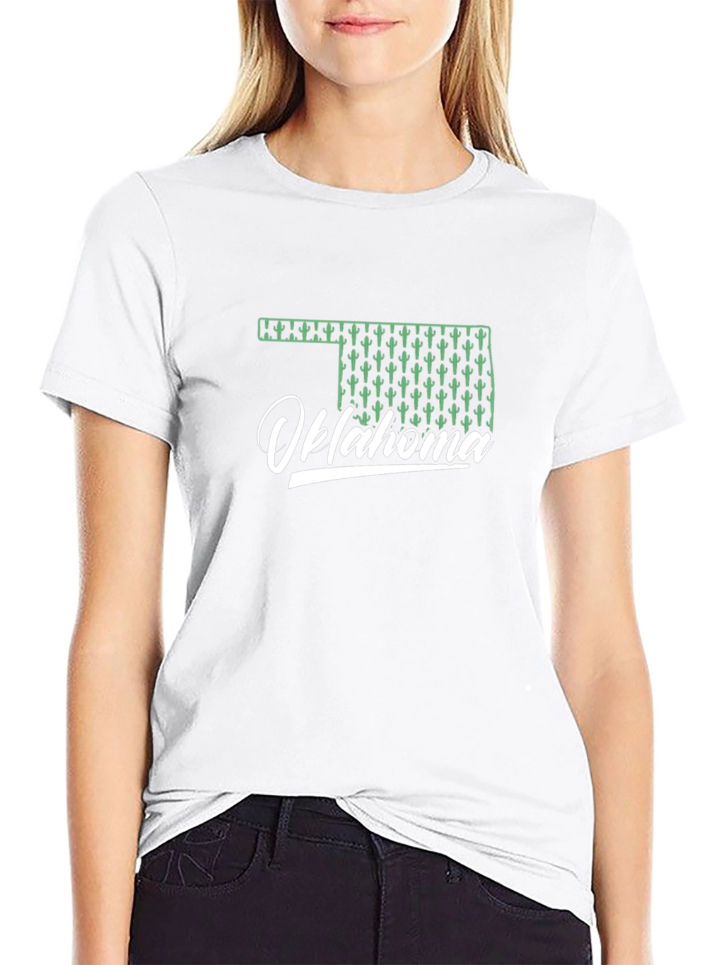 Oklahoma Cactus Graphic T-Shirt