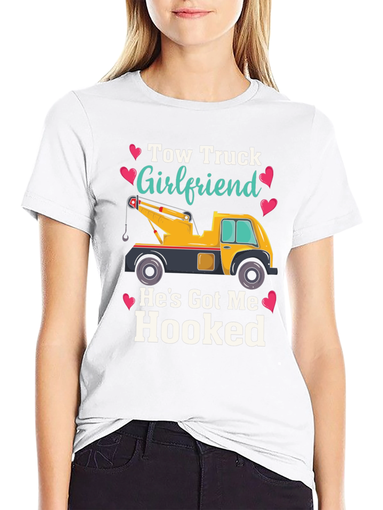 Tow Truck Girlfriend T-Shirt