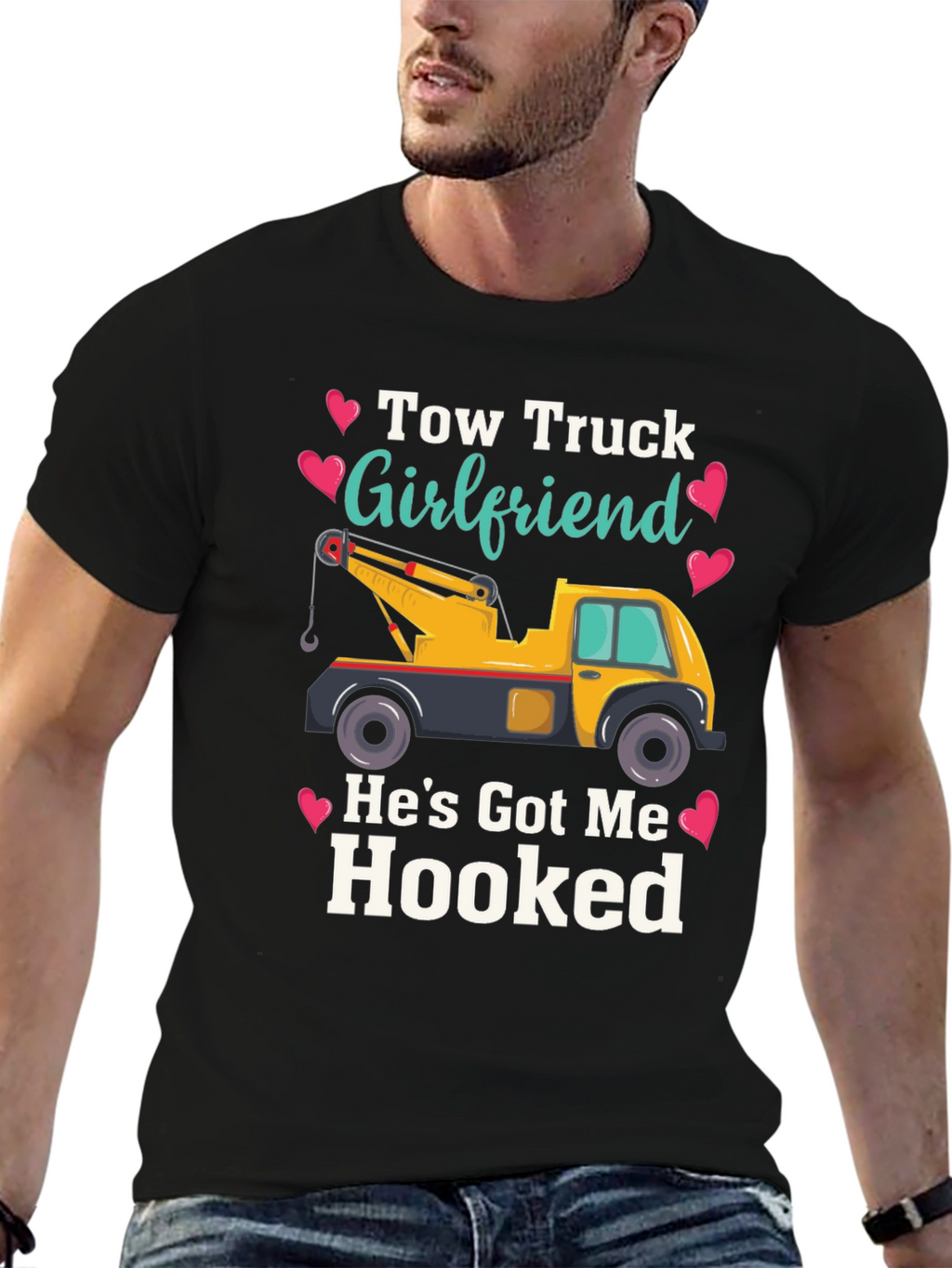 Tow Truck Girlfriend T-Shirt