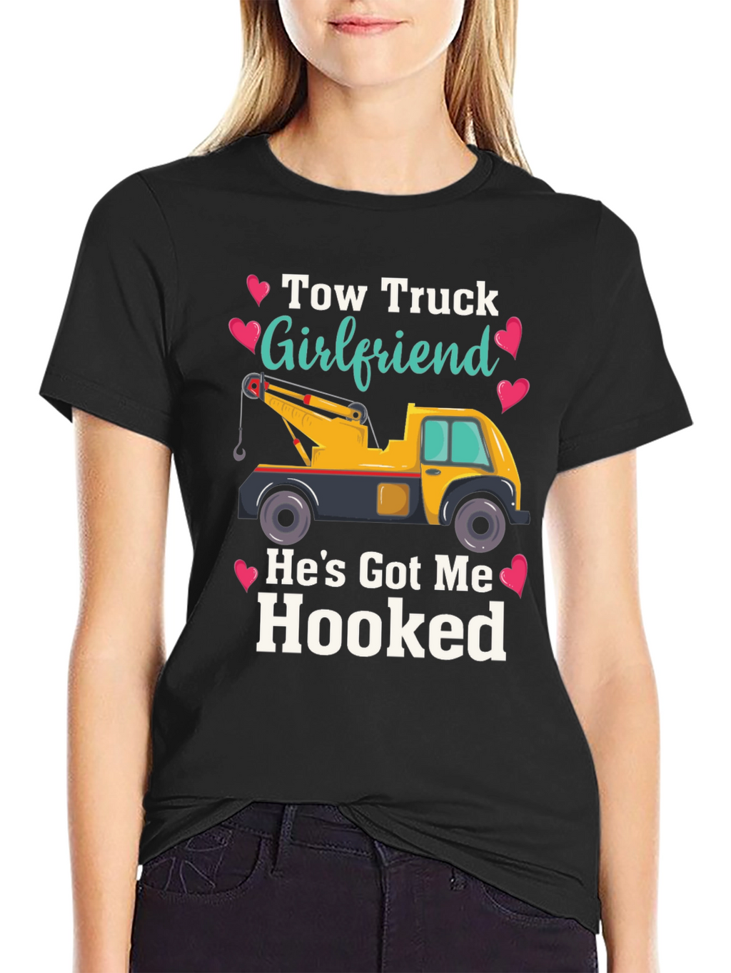 Tow Truck Girlfriend T-Shirt