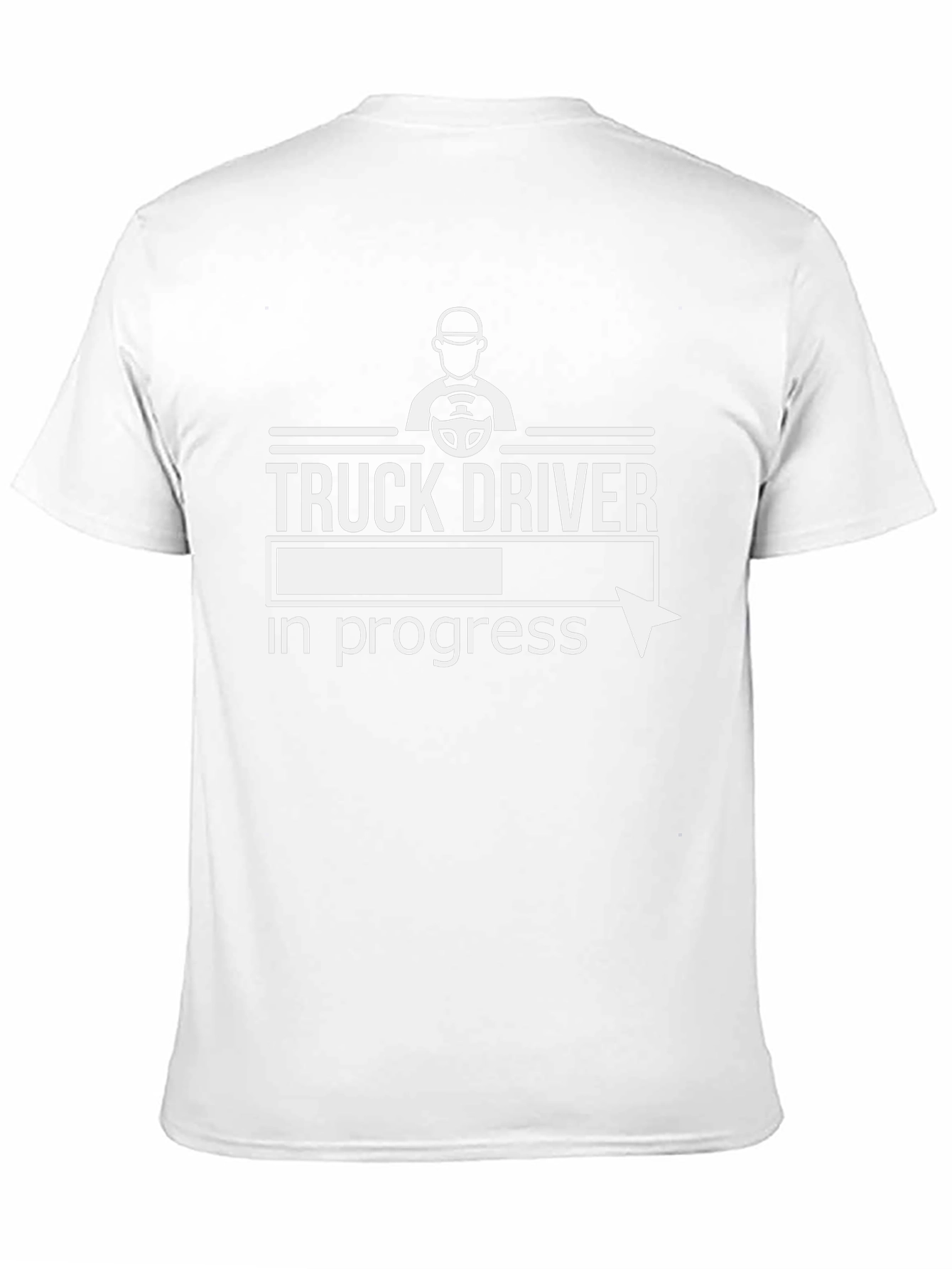 Truck Driver In Progress Funny T-Shirt